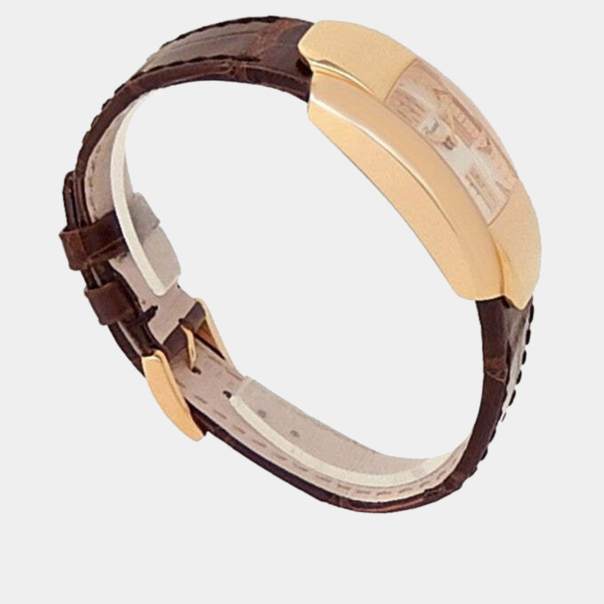Pre Owned Chopard La Strada 419255-5001 Quartz Silver 18k Rose Gold Women's Wristwatch 26 mm