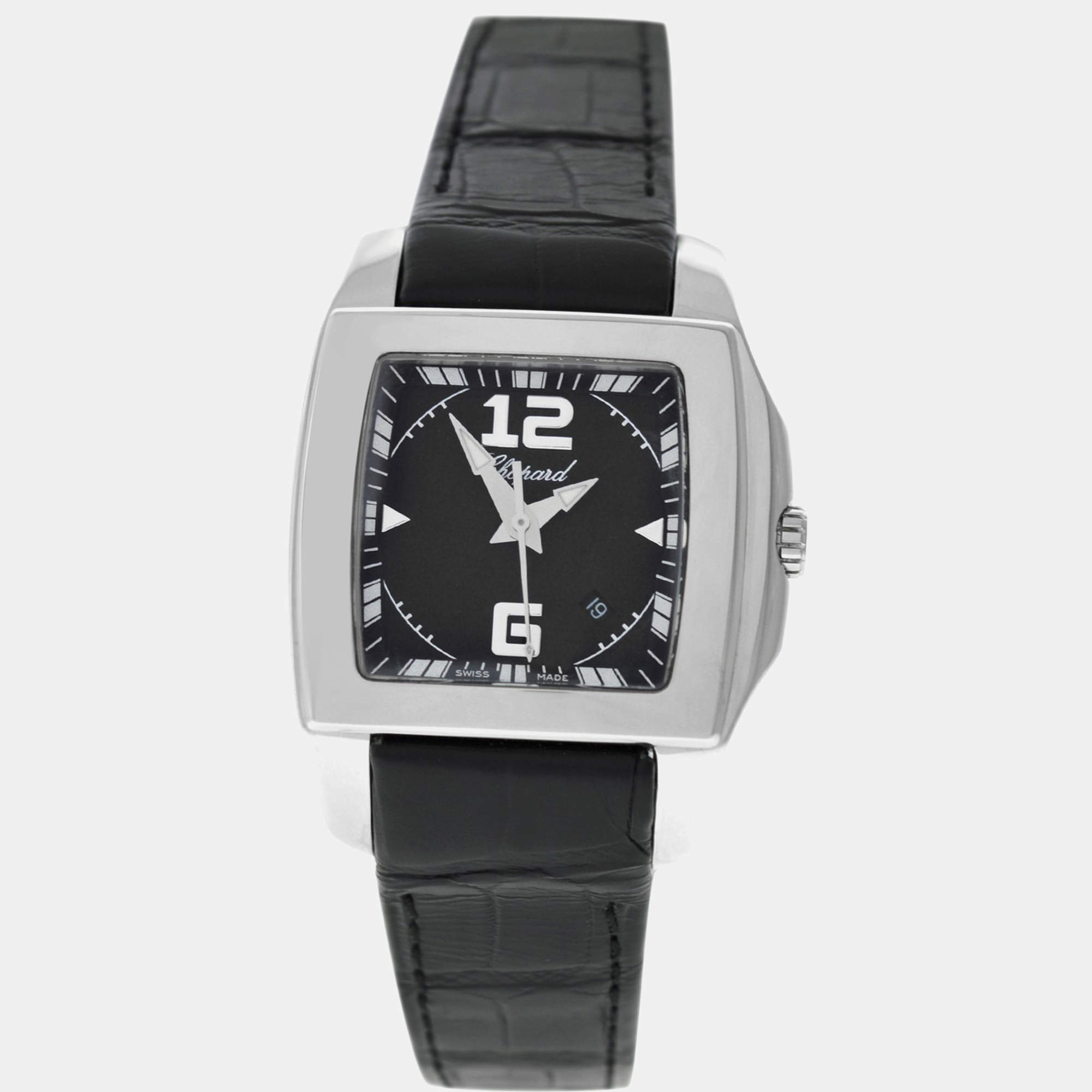 Pre Owned Chopard Two O Ten 8464 Quartz Stainless Steel Women's Wristwatch 34 mm