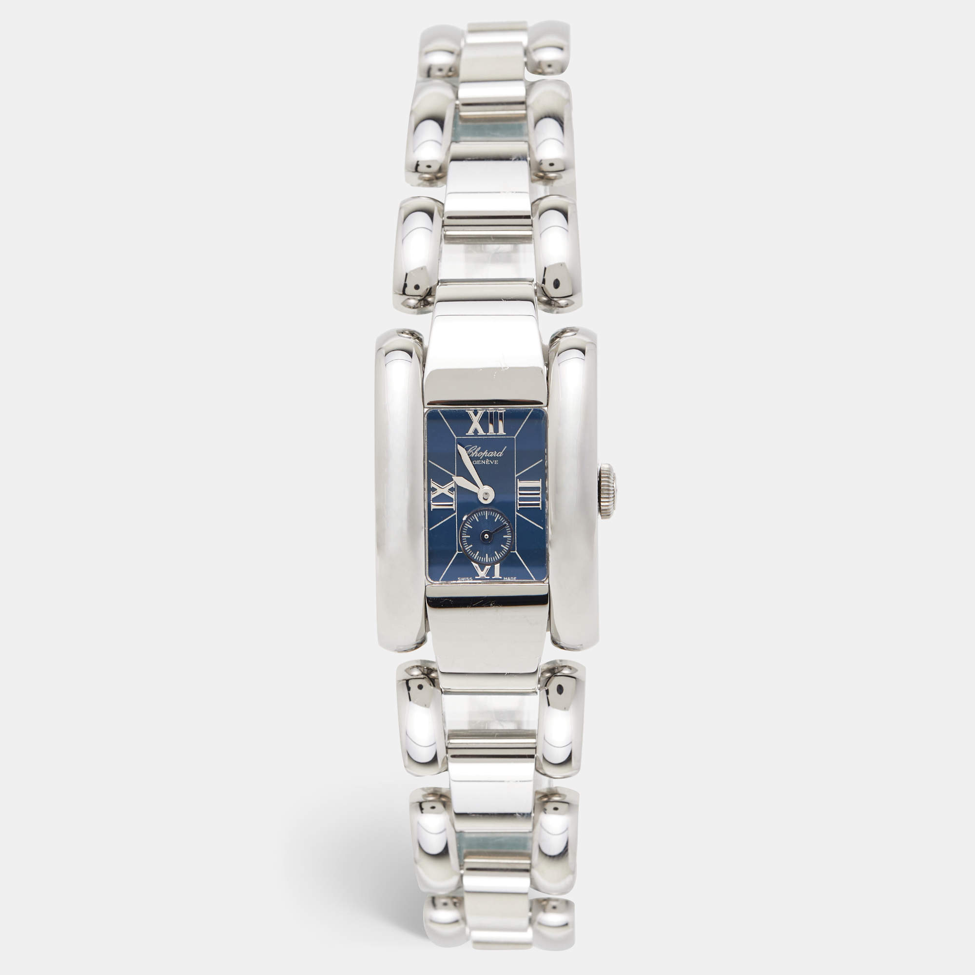 Chopard Blue Stainless Steel La Strada 8357 Women's Wristwatch 23 x 34 mm