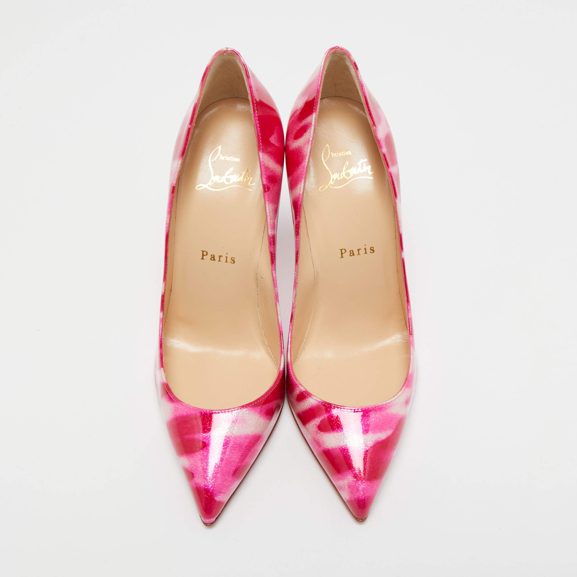 Christian Louboutin Pink and Glitter Heels – ReBoundStore