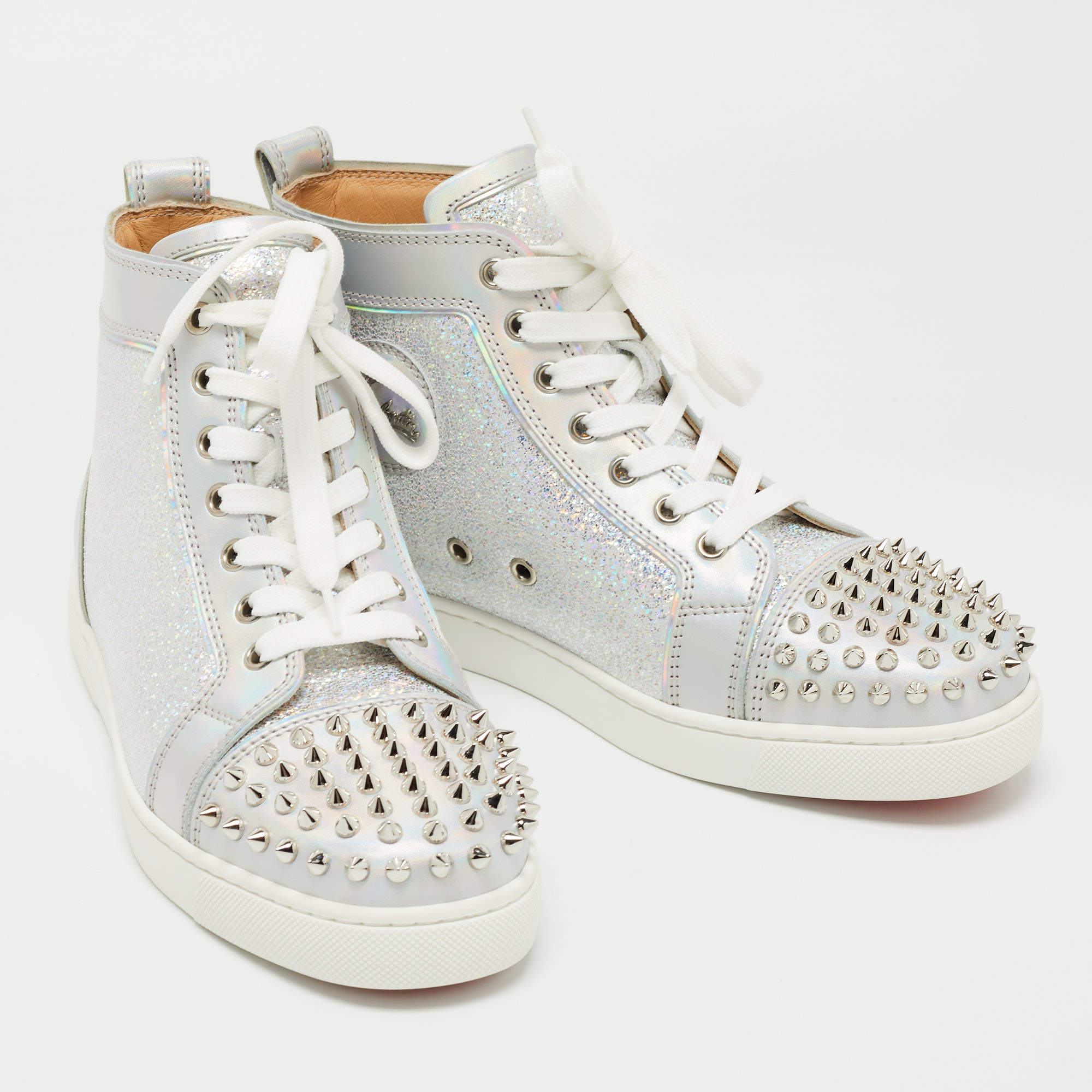 Christian Louboutin Spikes Flat Sue Sneakers size 39