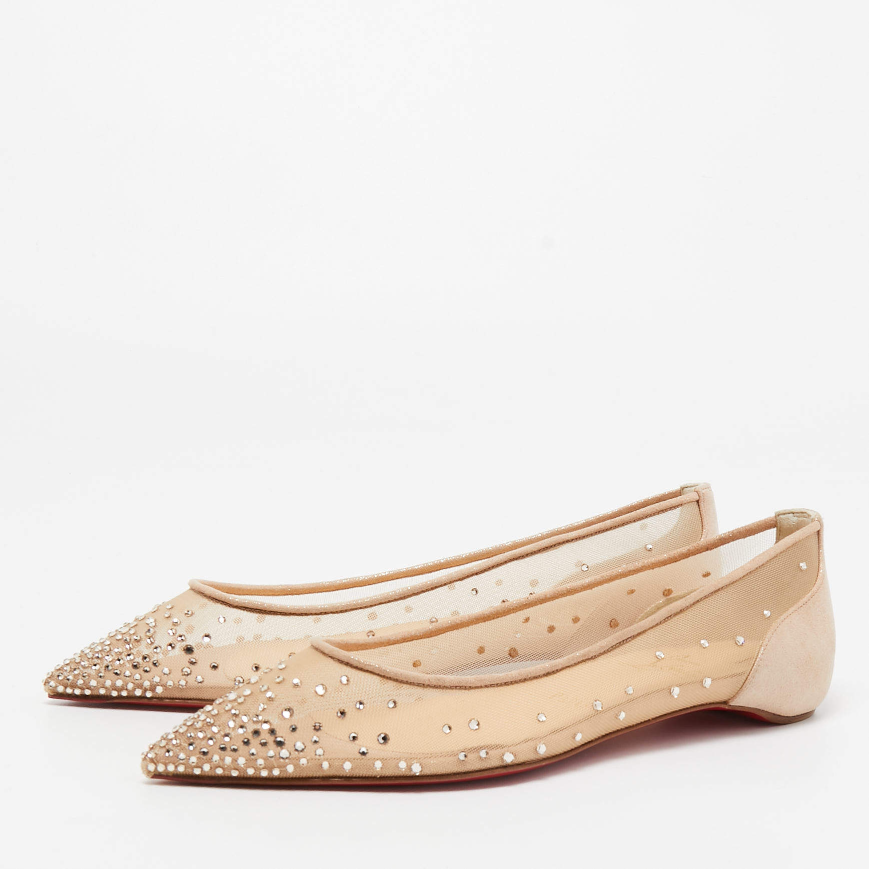 Christian louboutin discount follies lace flat