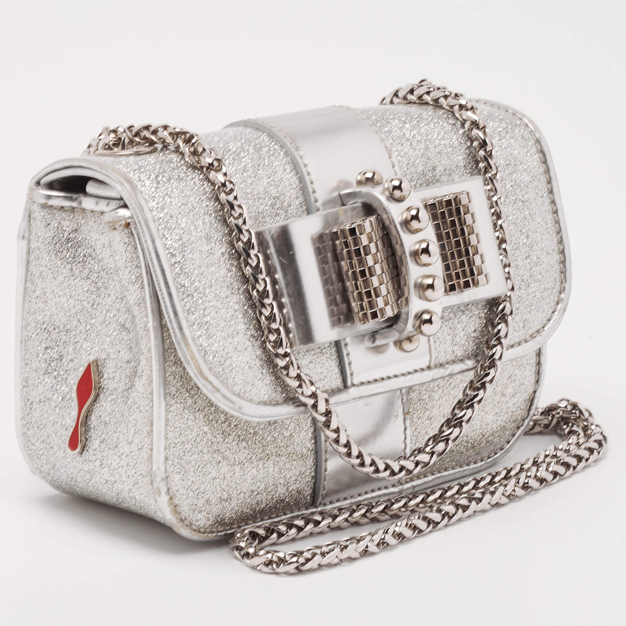 Sweet charity leather crossbody bag Christian Louboutin Multicolour in  Leather - 15716012