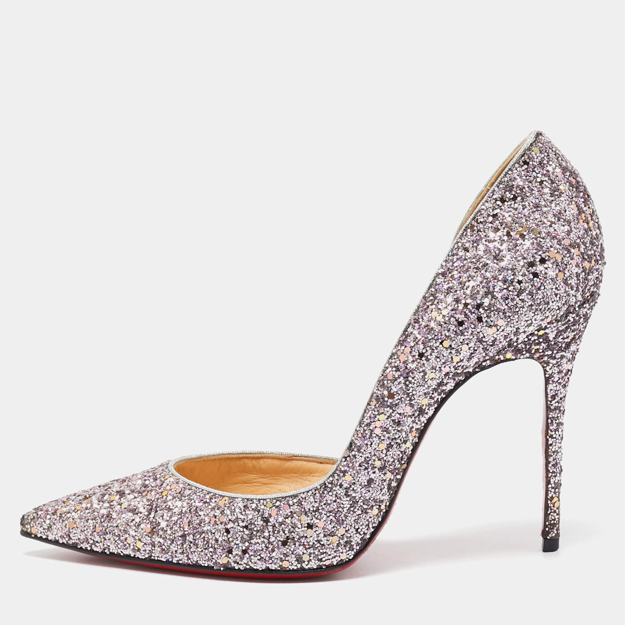 Louboutin iriza glitter hotsell