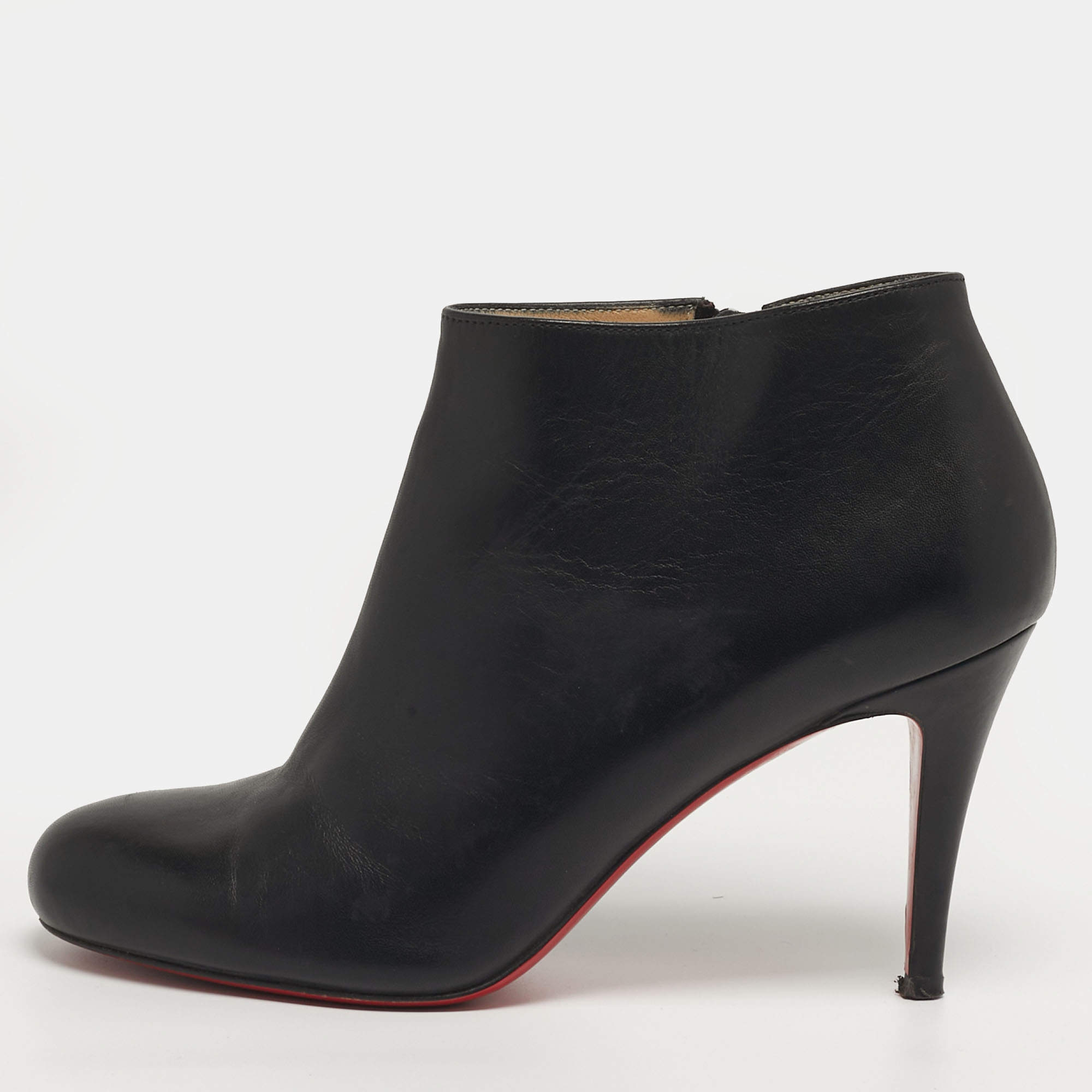 مملوكة مسبقًا Christian Louboutin Belle Size 36.5 Black Leather Booties
