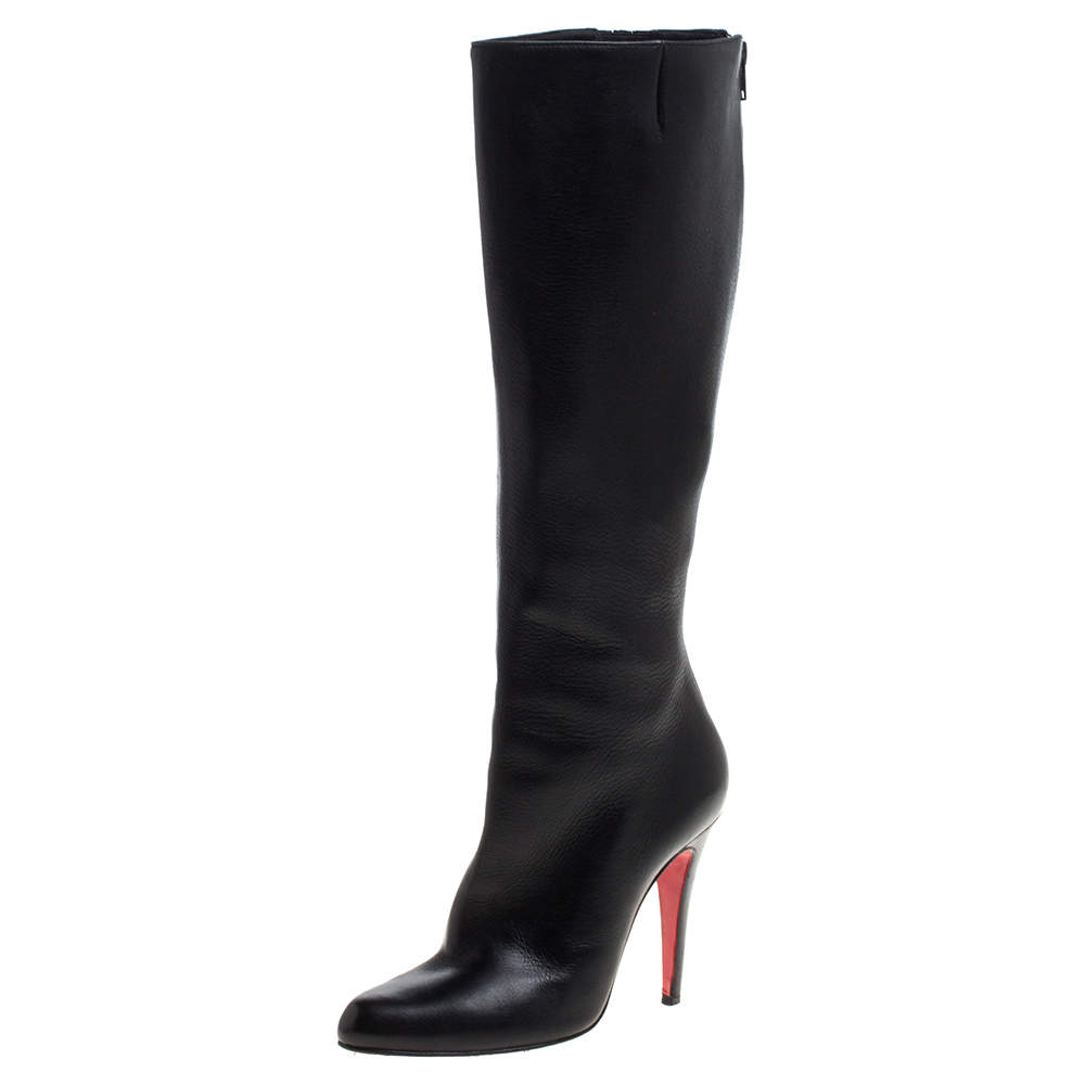 christian louboutin knee high boots