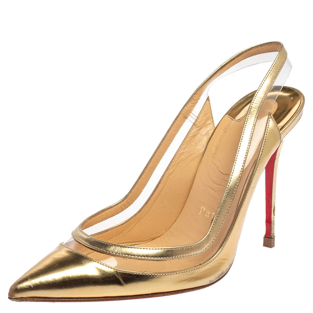 slingback louboutin heels