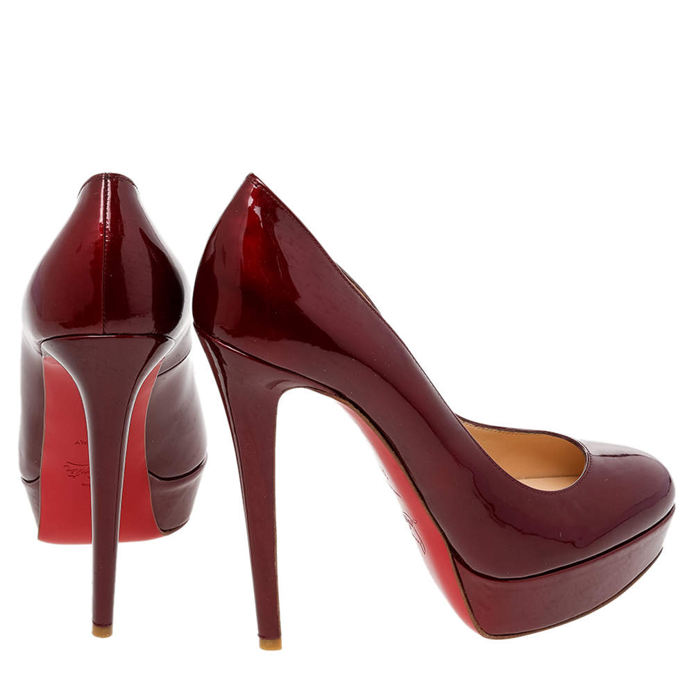 Christian Louboutin Bianca Platform Pumps - Red Pumps, Shoes - CHT163849