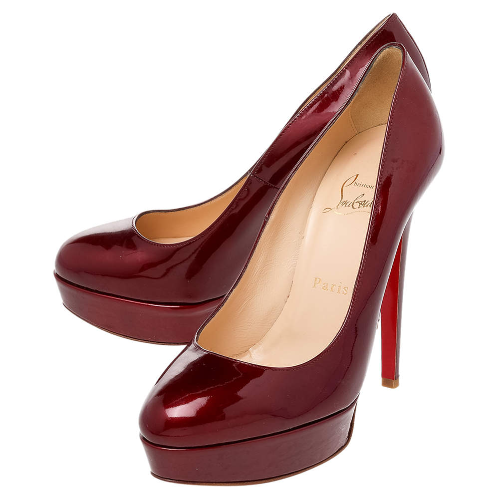 Christian Louboutin Bianca Platform Pumps - Red Pumps, Shoes - CHT163849