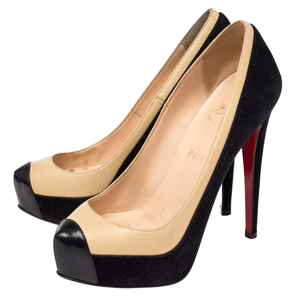 Authentic Christian Louboutin Black Suede Heels in 2023 | Black suede heels,  Christian louboutin, Black suede