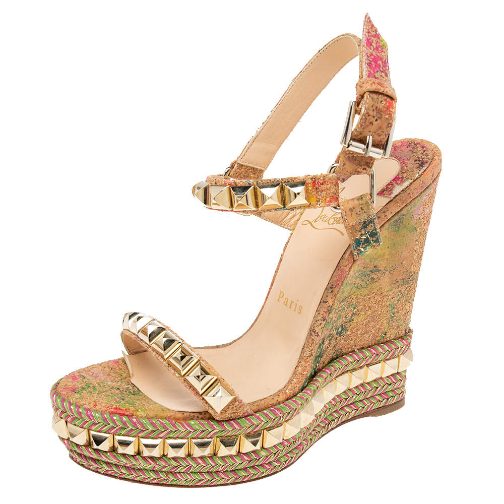 christian louboutin espadrille sandals