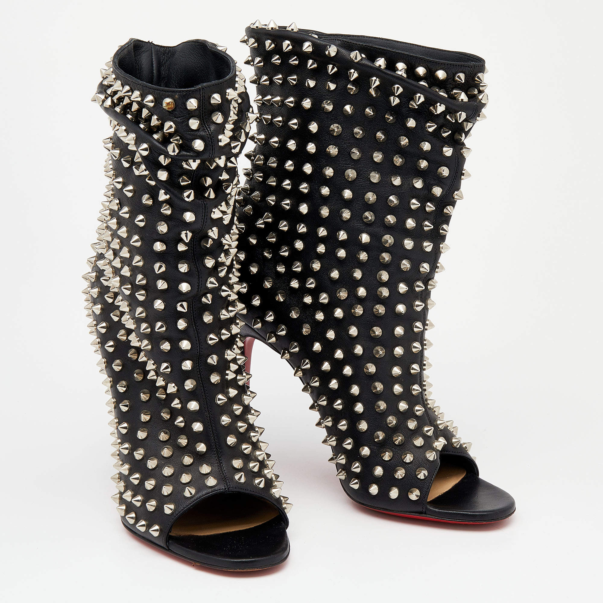 Christian Louboutin Guerilla 120 Open-Toe Booties