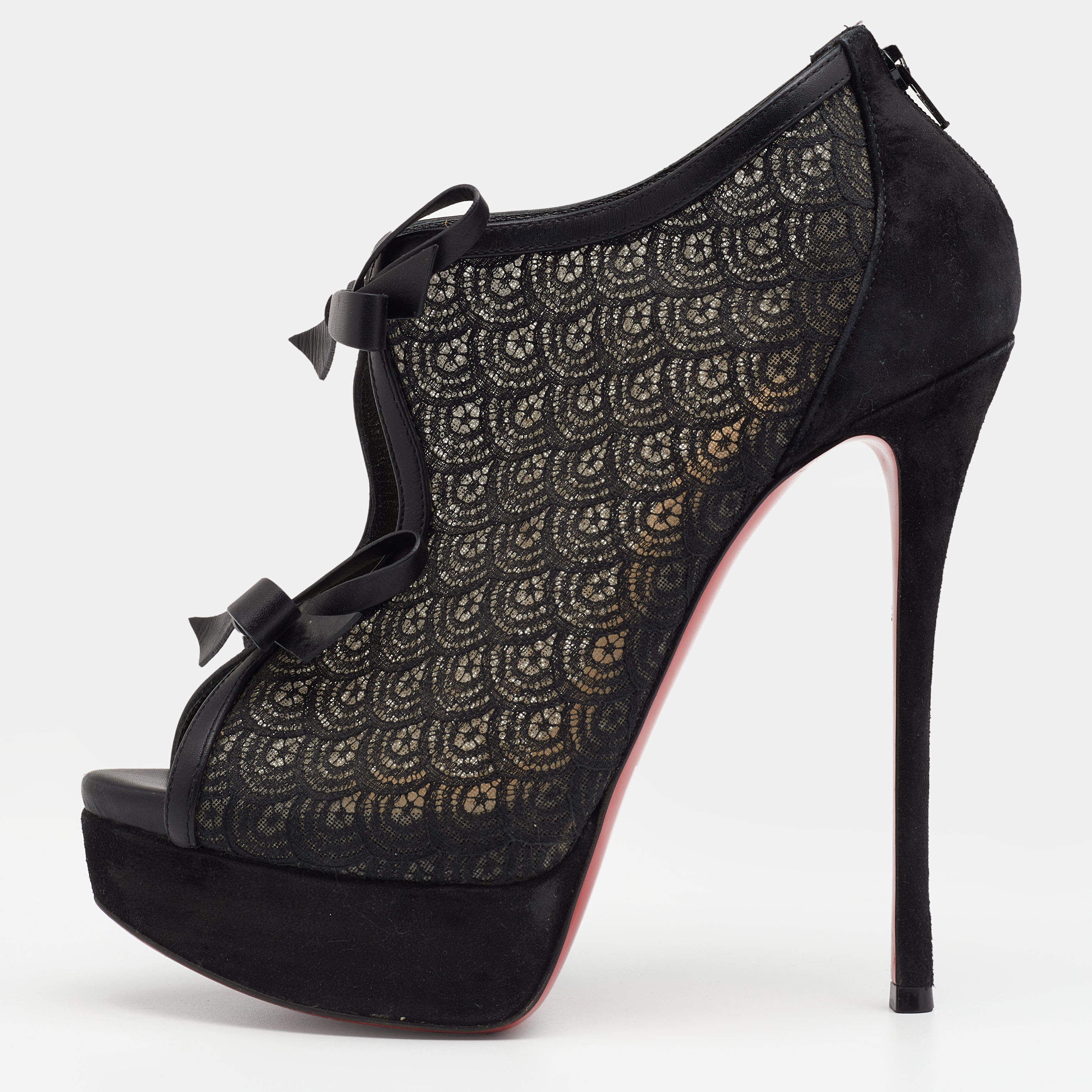 Christian Louboutin Womens Ankle & Booties Boots, Black, Stock Check Required 37