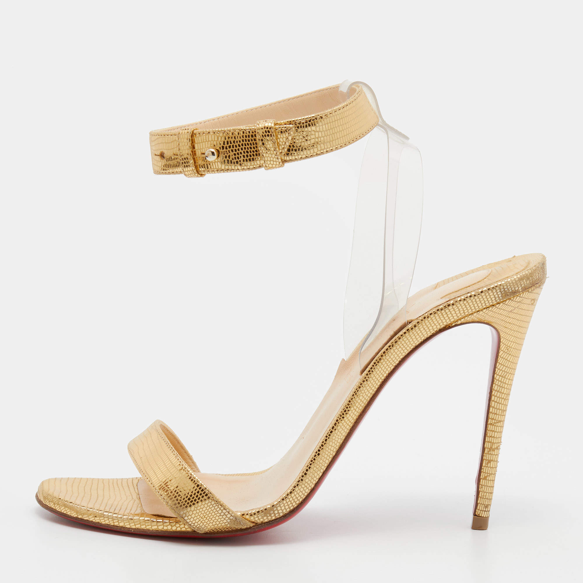 Christian louboutin jonatina 100 leather online sandals