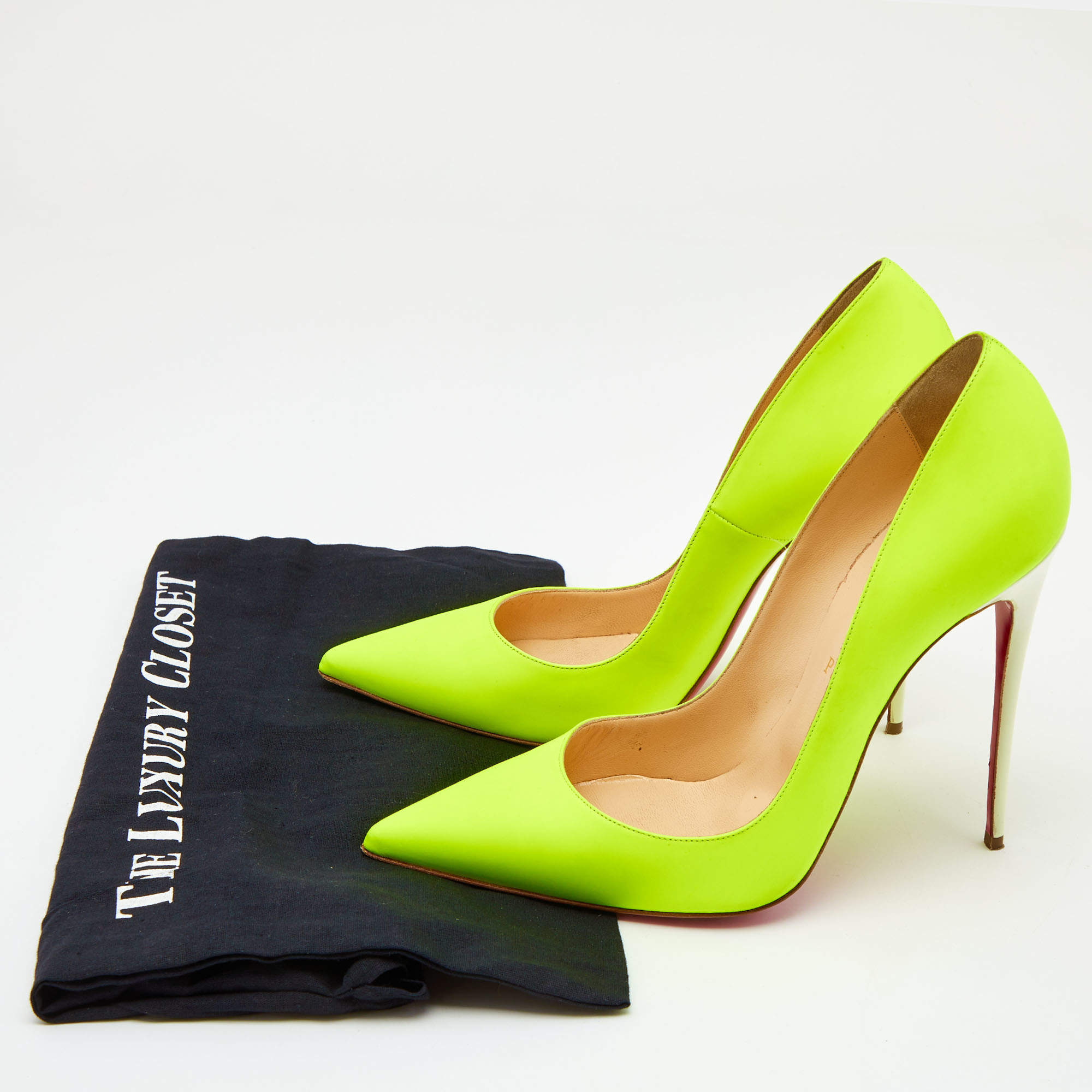 Christian Louboutin Kate Plume 100 Camo Blue Green Suede Classic Heel Pump  41