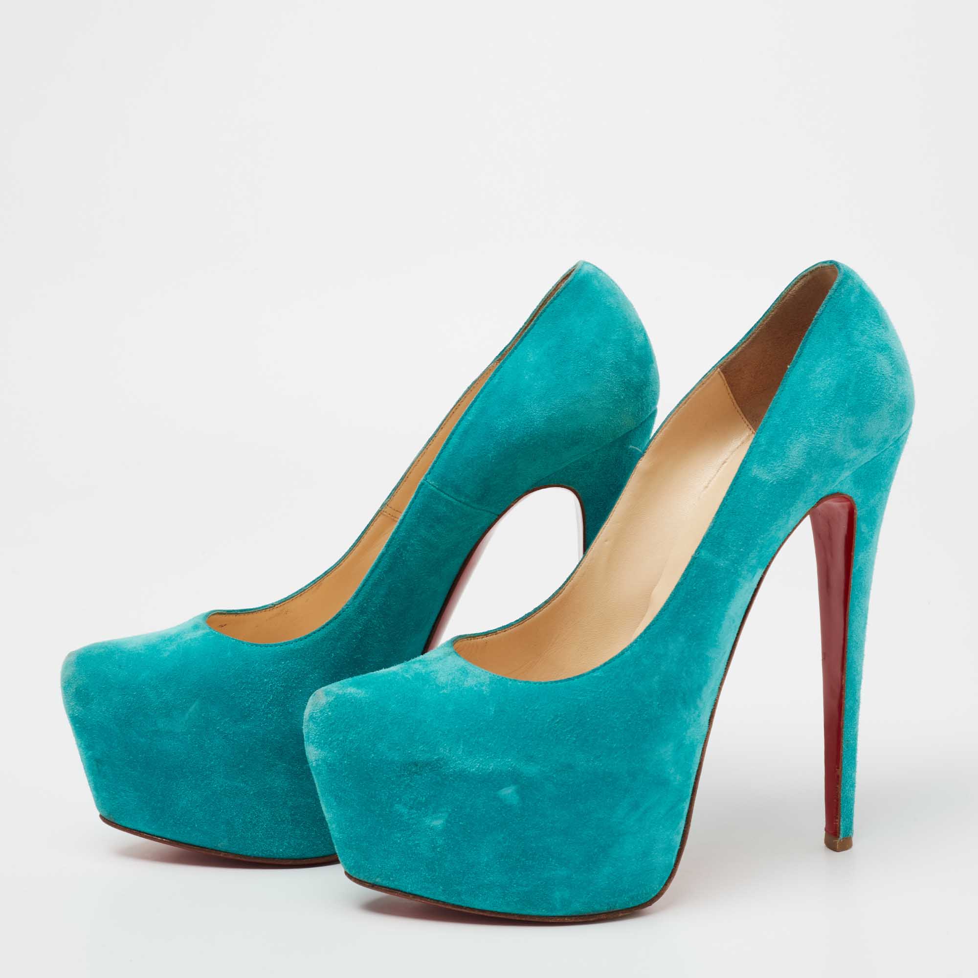 Turquoise louboutins cheap