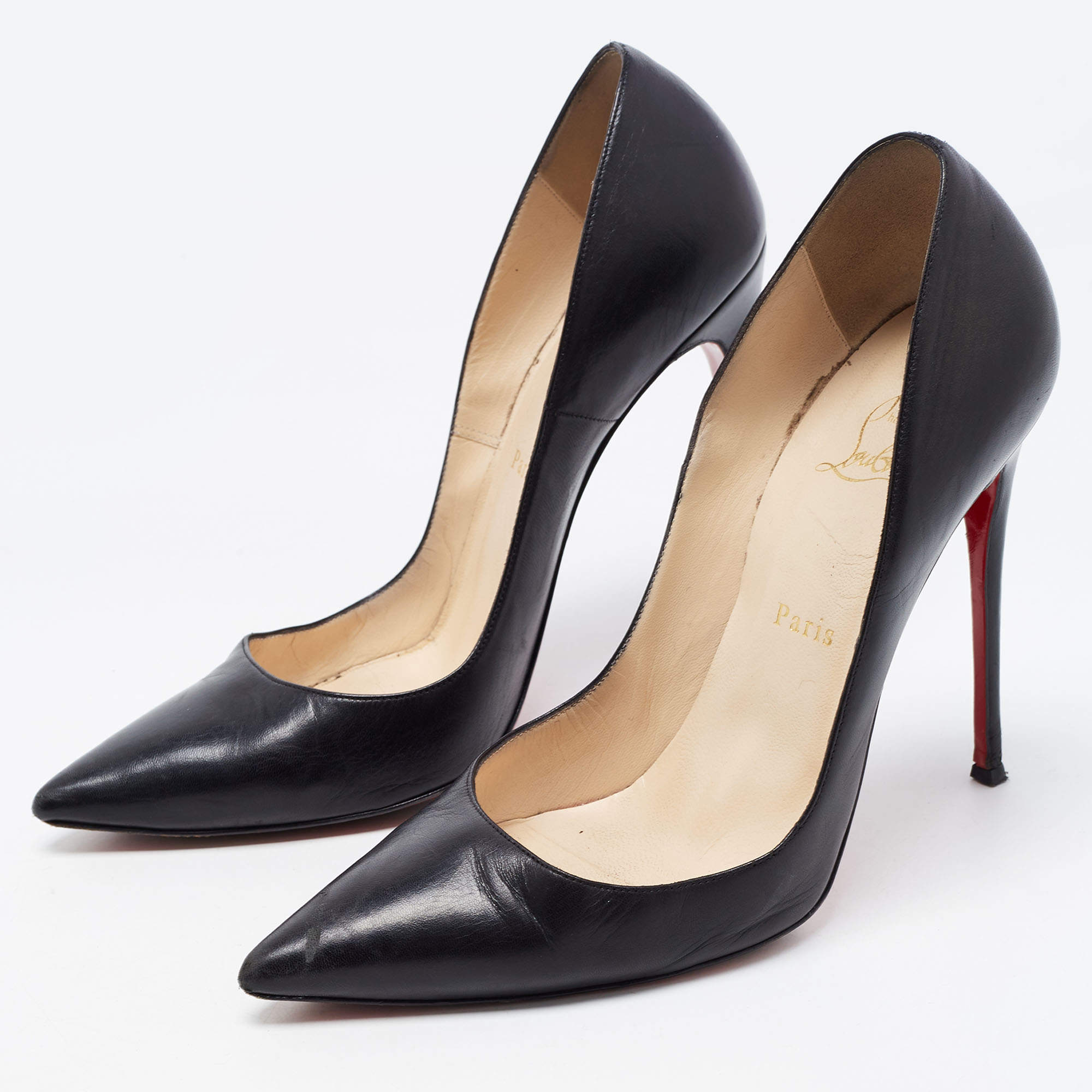 Christian Louboutin Black Patent Leather So Kate Pumps Size 41 Christian  Louboutin