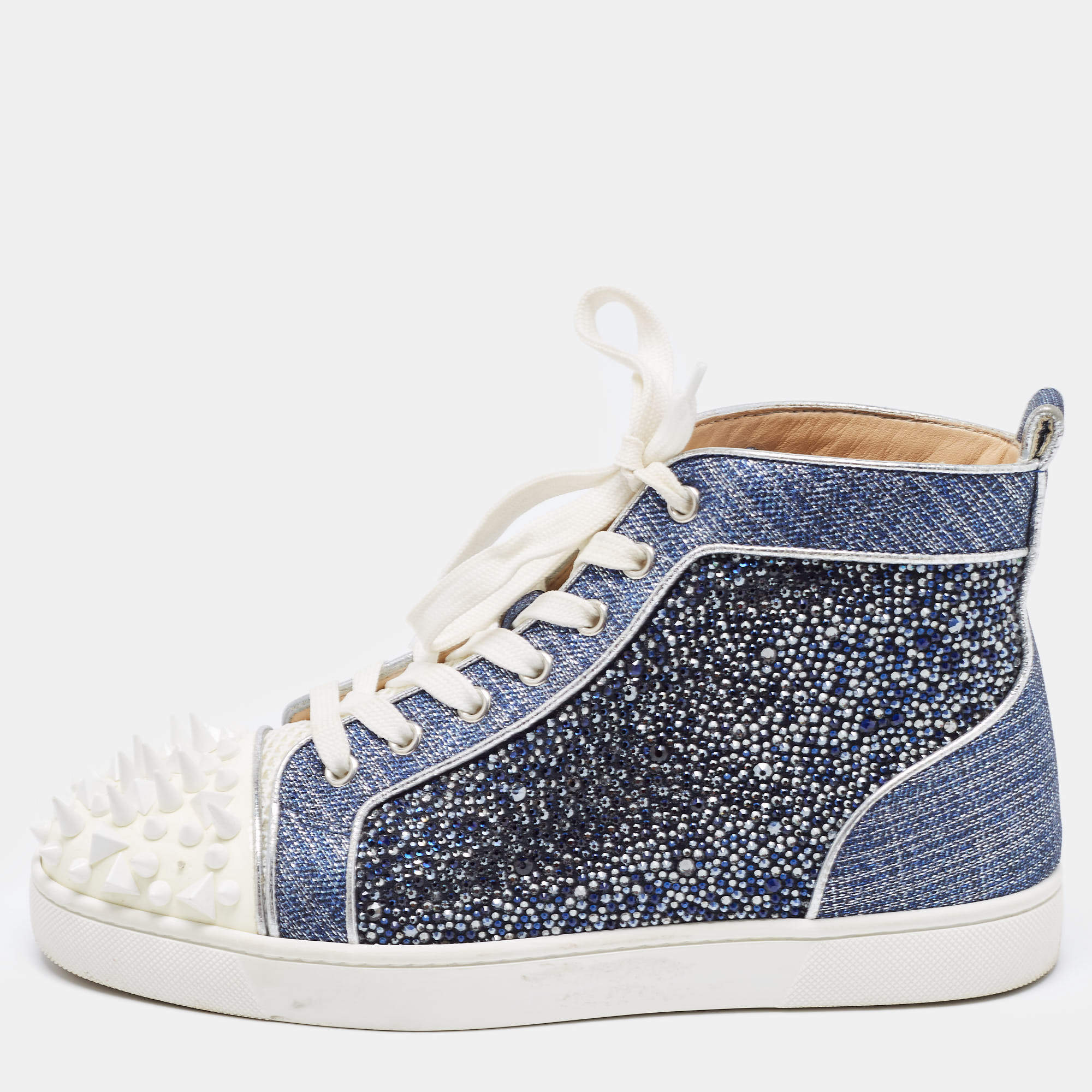 希少【CHRISTIAN LOUBOUTIN】ベルベット ハイトップ スニーカー $_12.JPG?set_id=880000500F