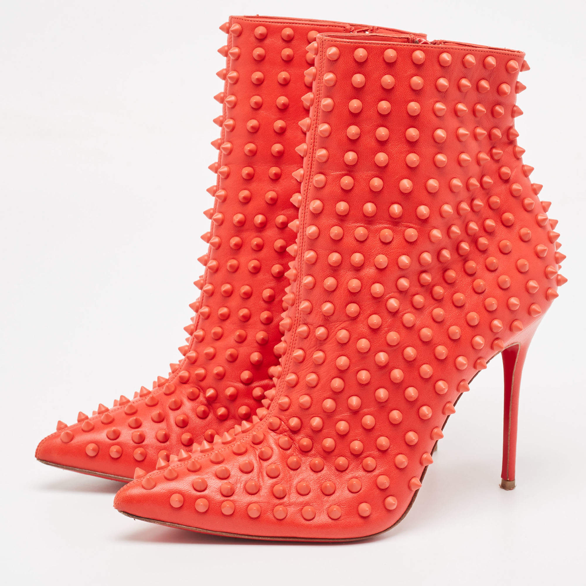 Christian louboutin boots with studs on sale