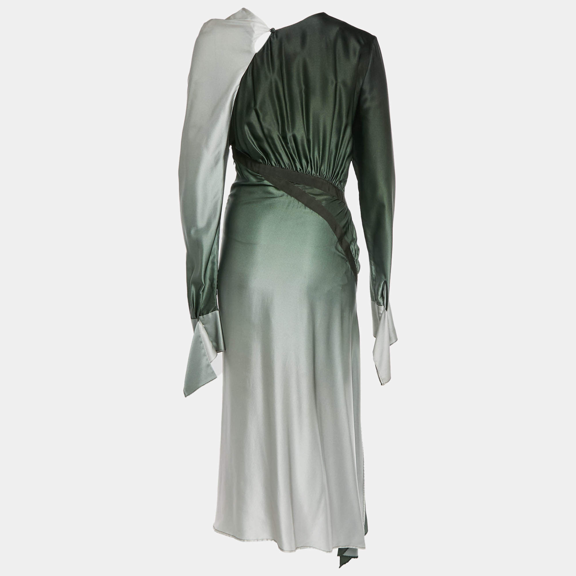 christopher esber green dress CHRISTOPHER ESBER QUARTZ DRESS – Daniella TLV main image 1