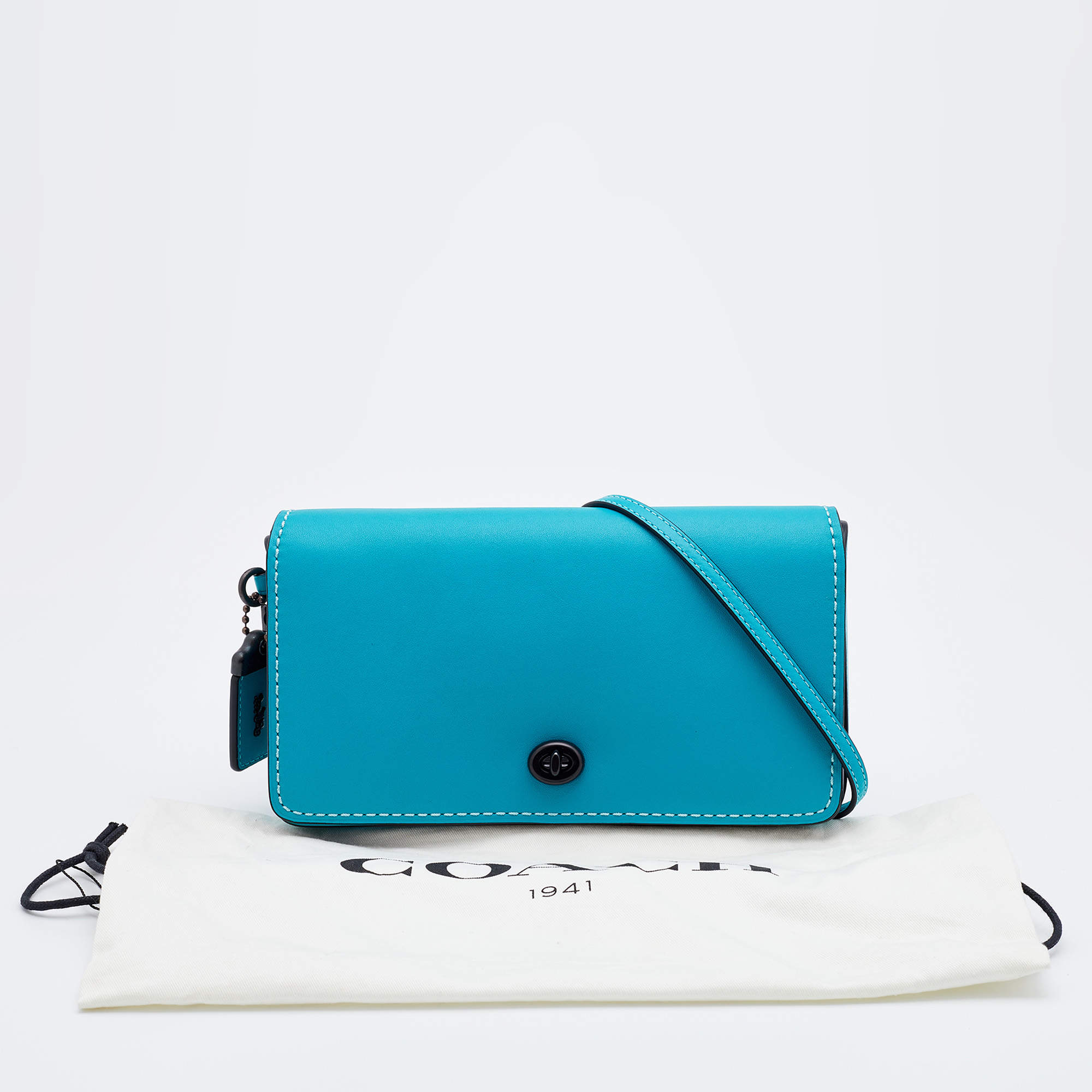 Coach Turquoise Leather Legacy Penny Crossbody Bag Coach | The Luxury Closet