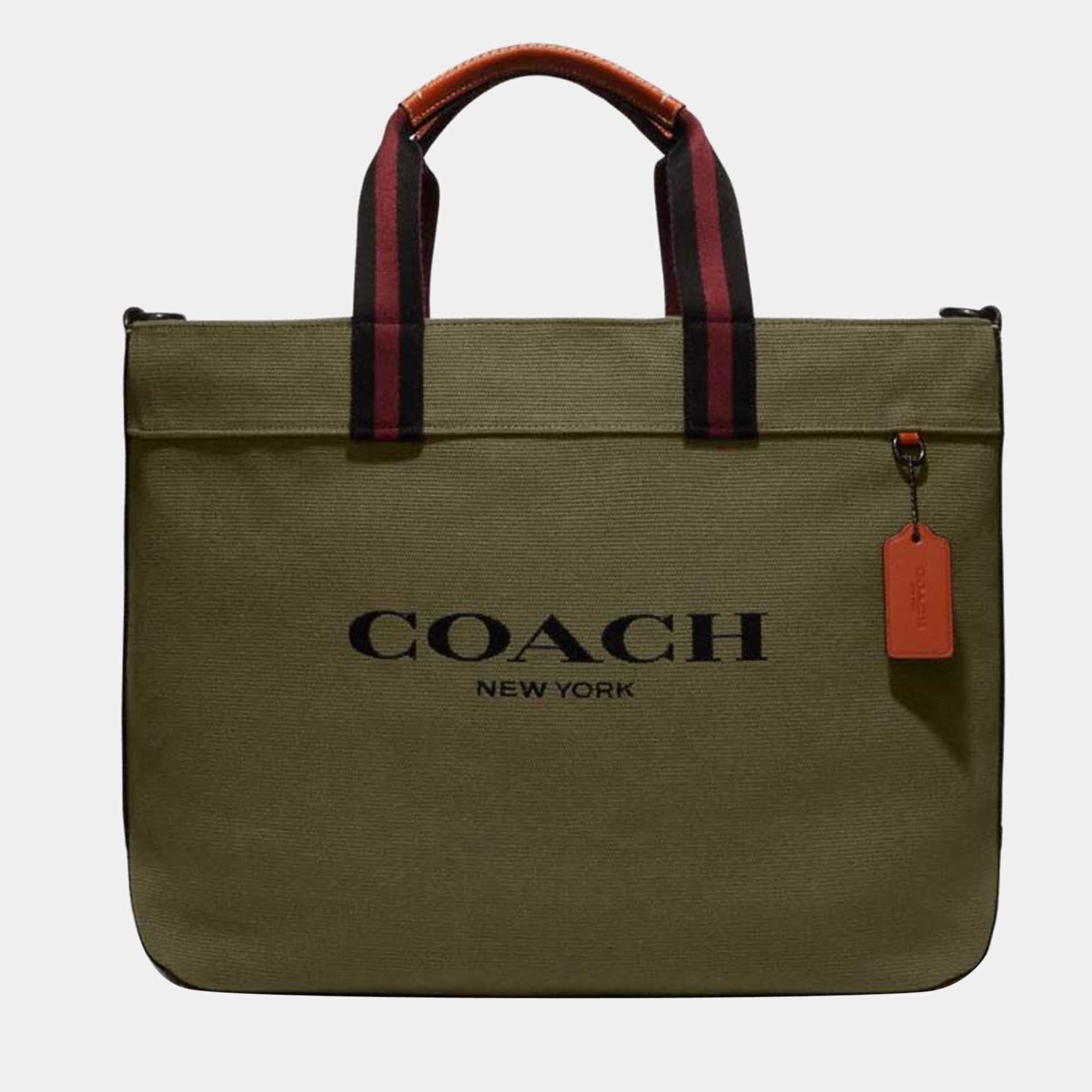 Coach olive sale green purse