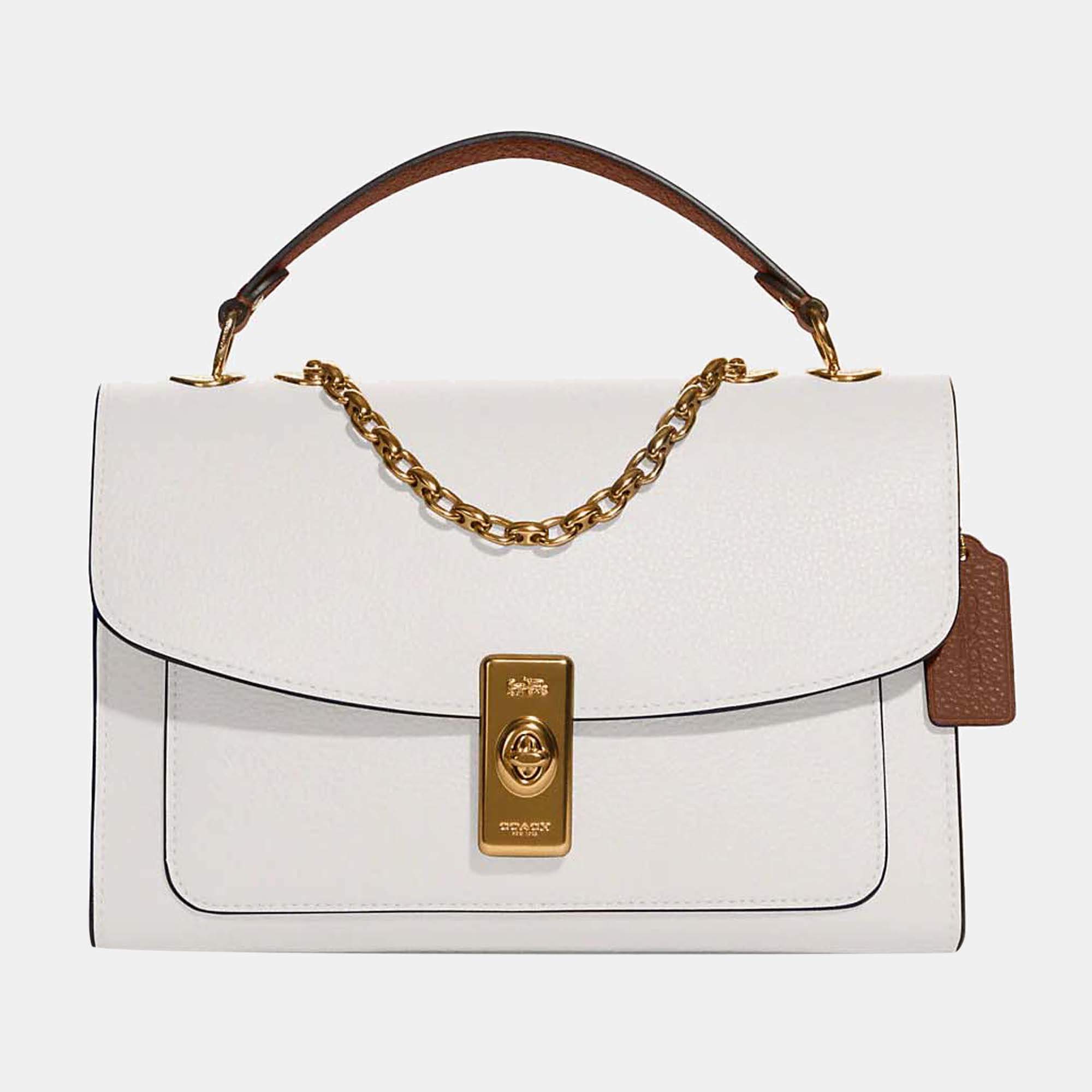 Leather crossbody bag Coach White in Leather - 25099886