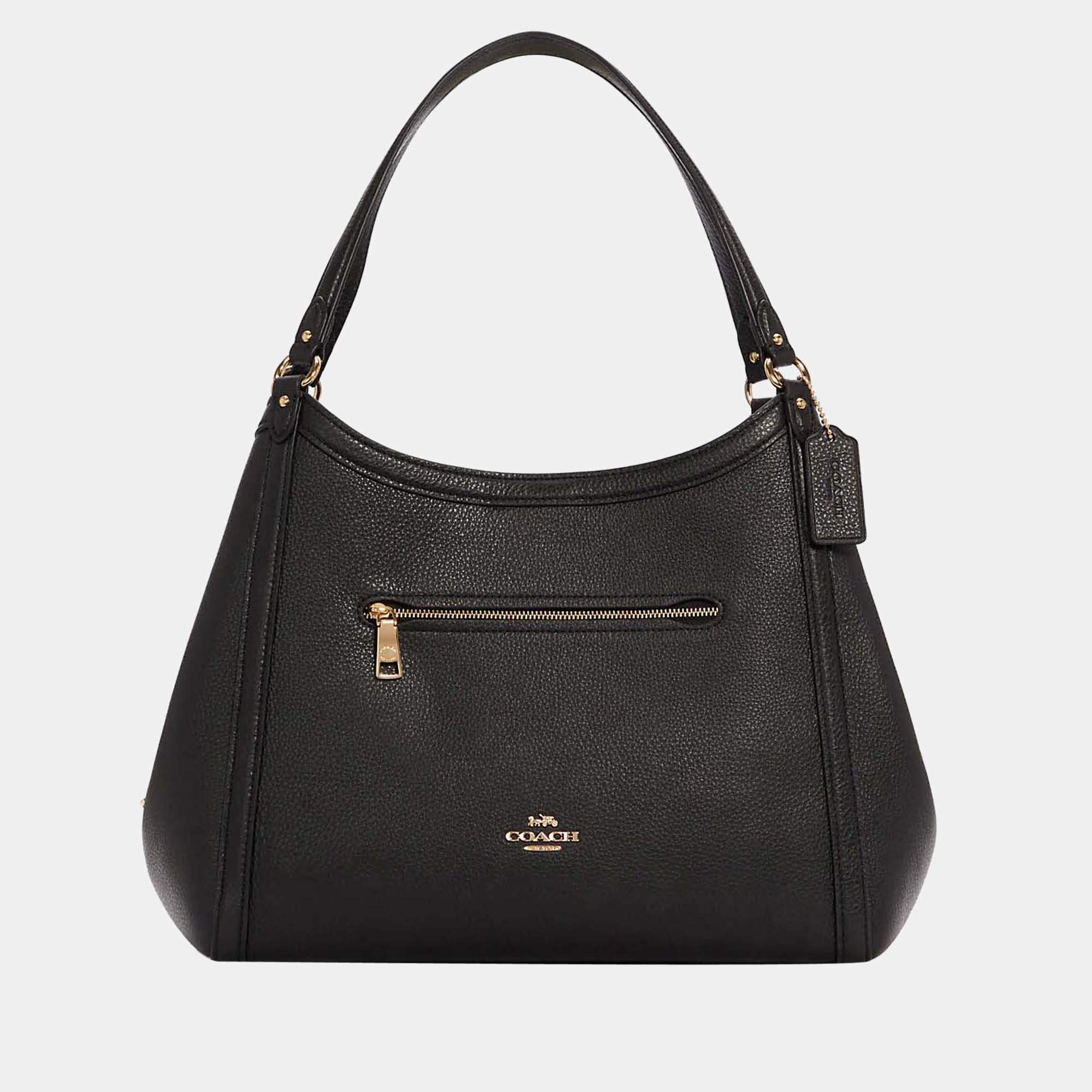 Coach Black - Leather - Shoulder Bag Coach | The Luxury Closet