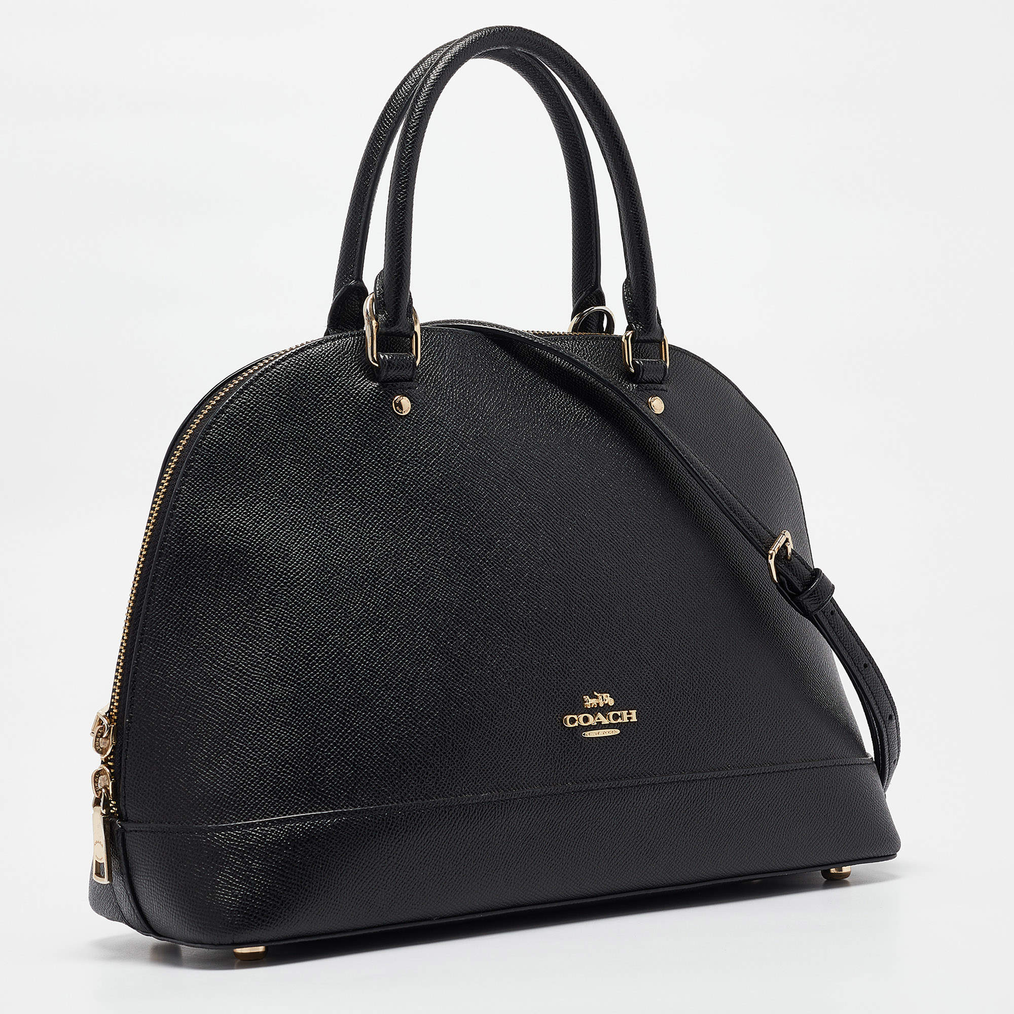 Coach Black Leather Sierra Satchel Coach TLC