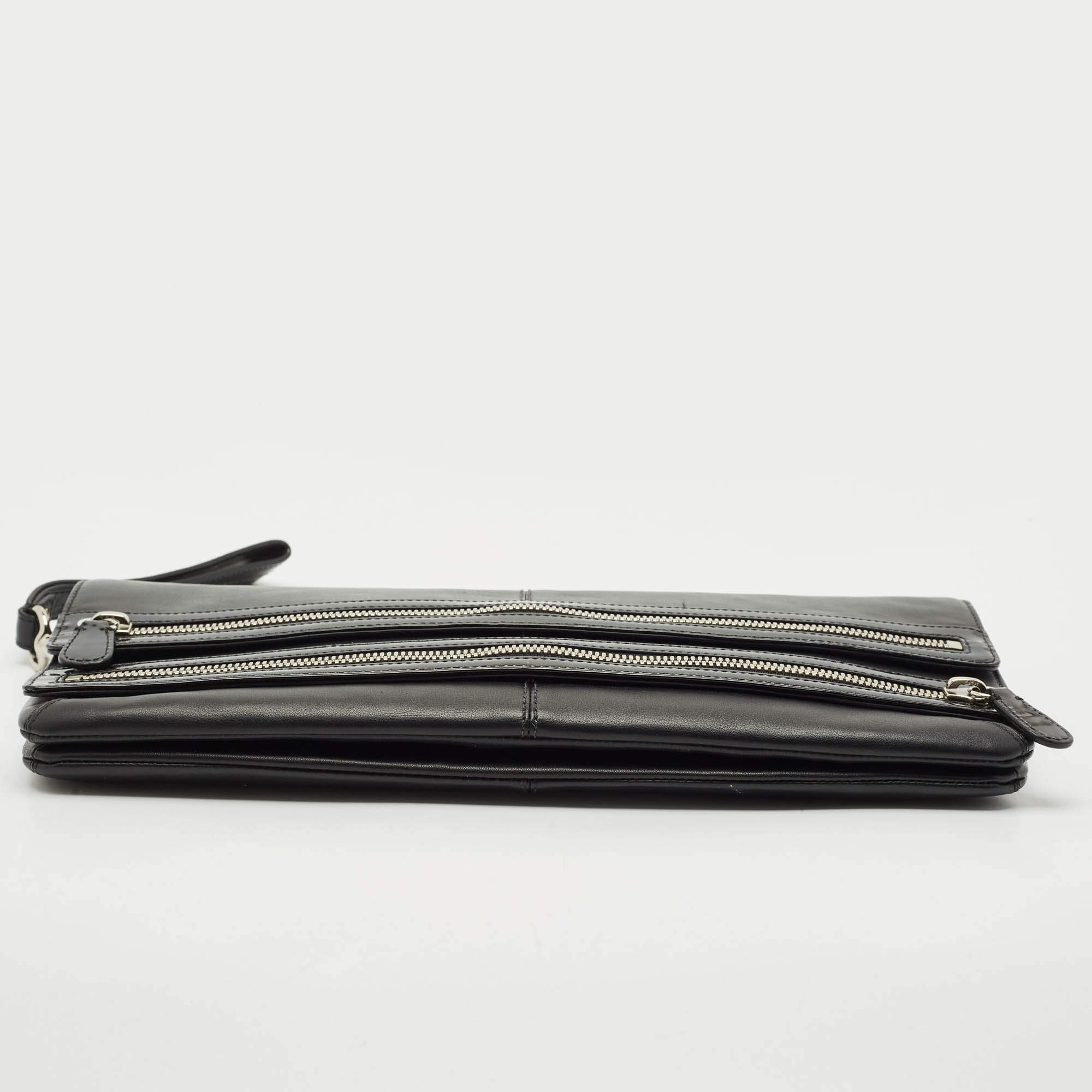 Coach Brown Patent Leather Madison Clutch Coach | TLC