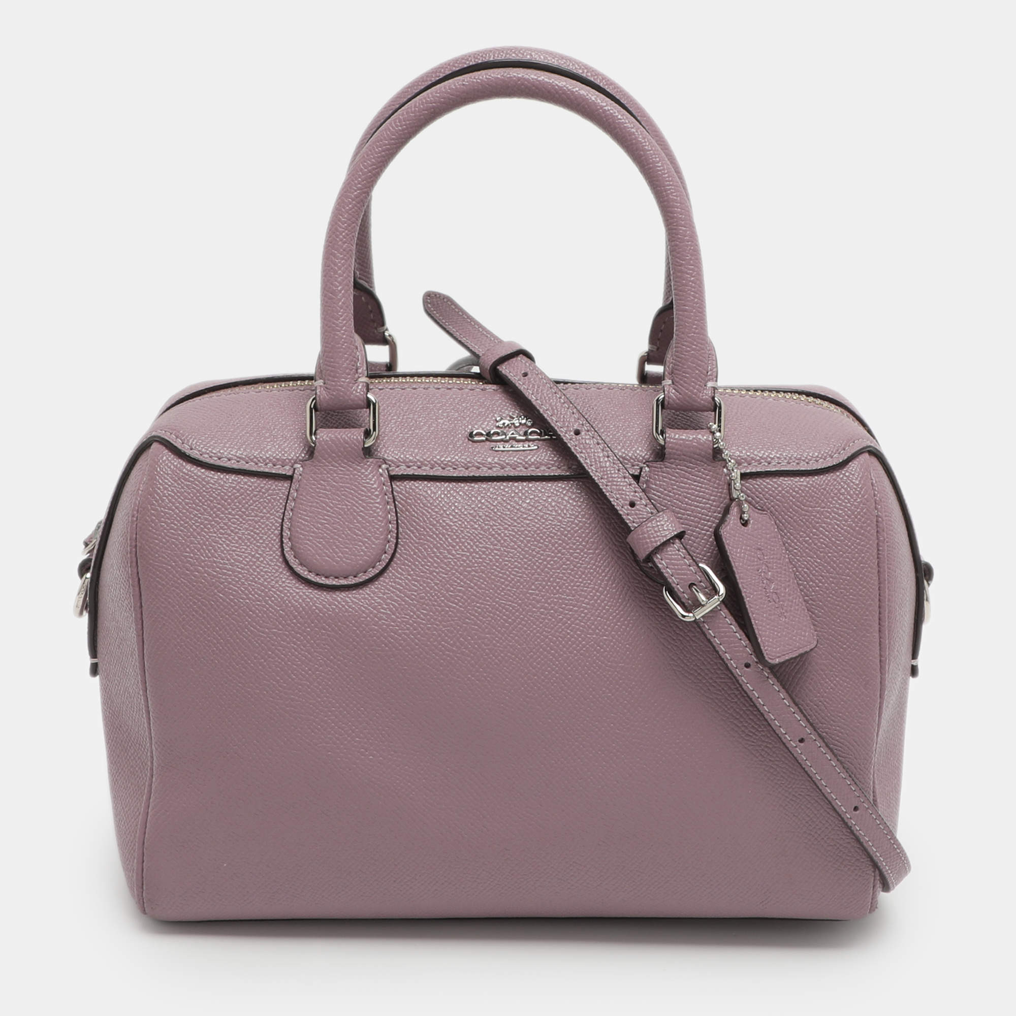 مملوكة مسبقًا Coach Bennett Mini Lilac Leather Satchel
