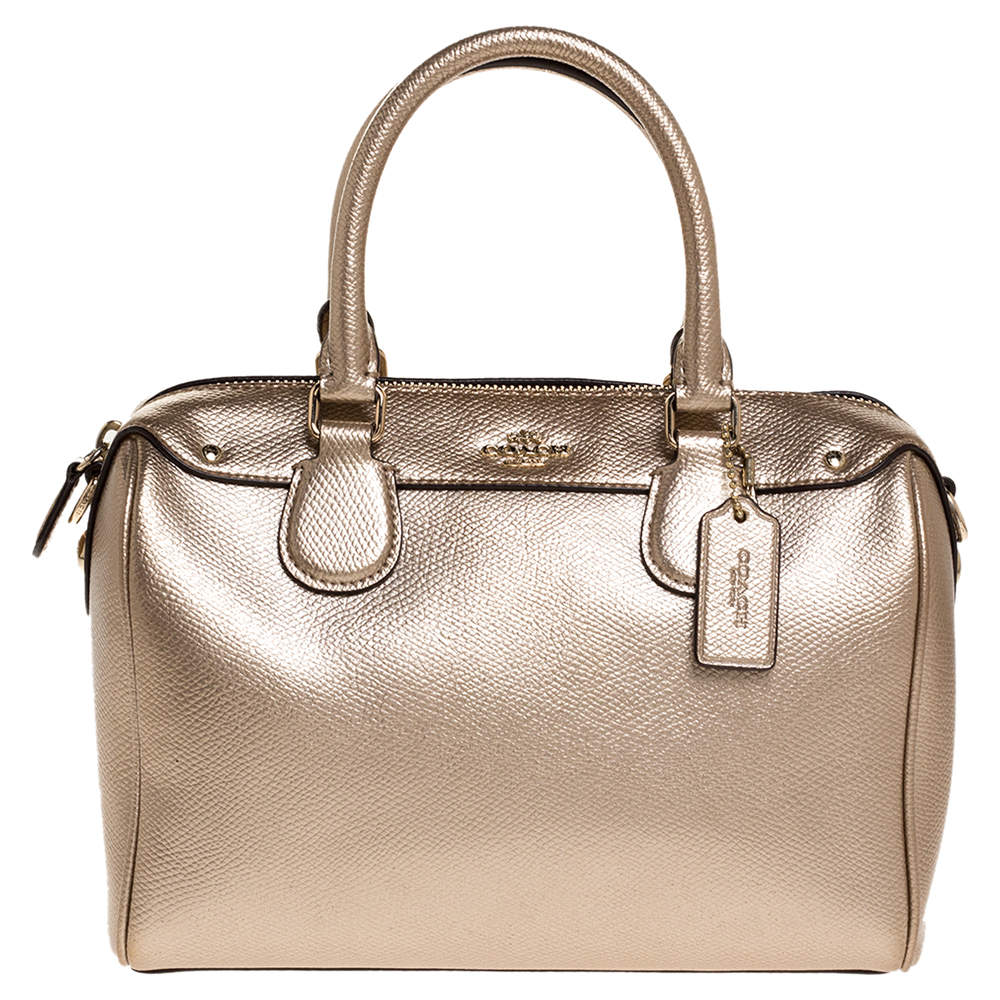 COACH F75920 - MINI BENNETT SATCHEL IN COLORBLOCK - GOLD/CHALK