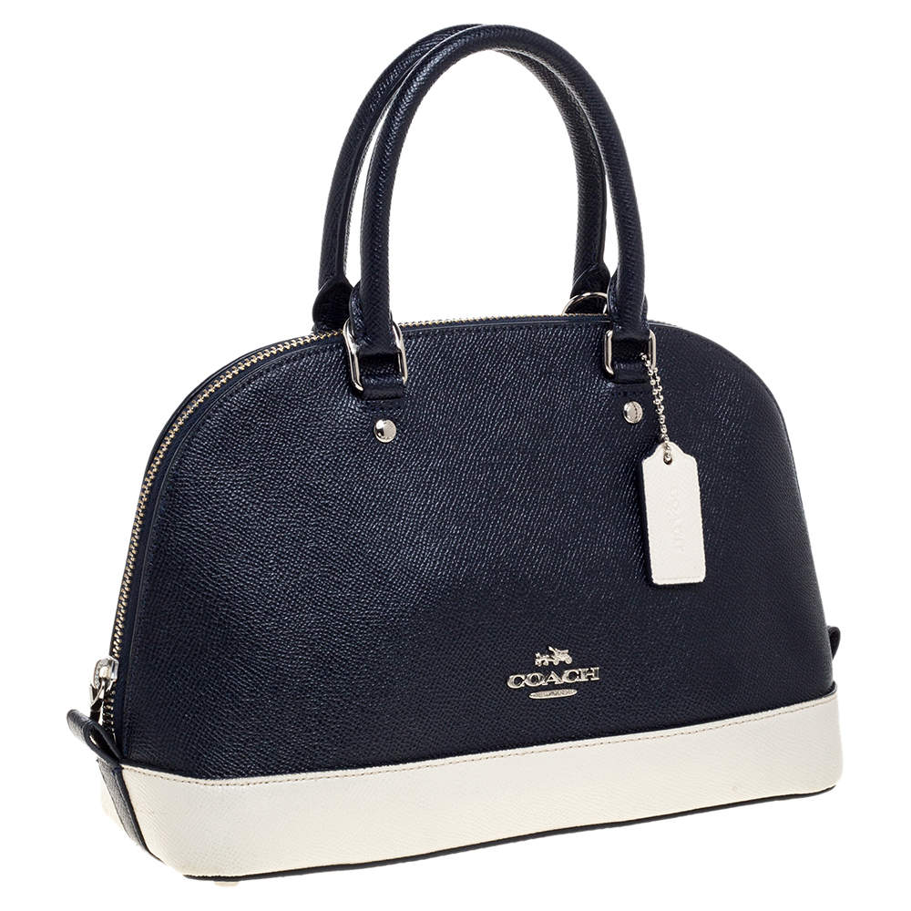 Cartable mini sierra handbag Coach White in Fur - 37398869