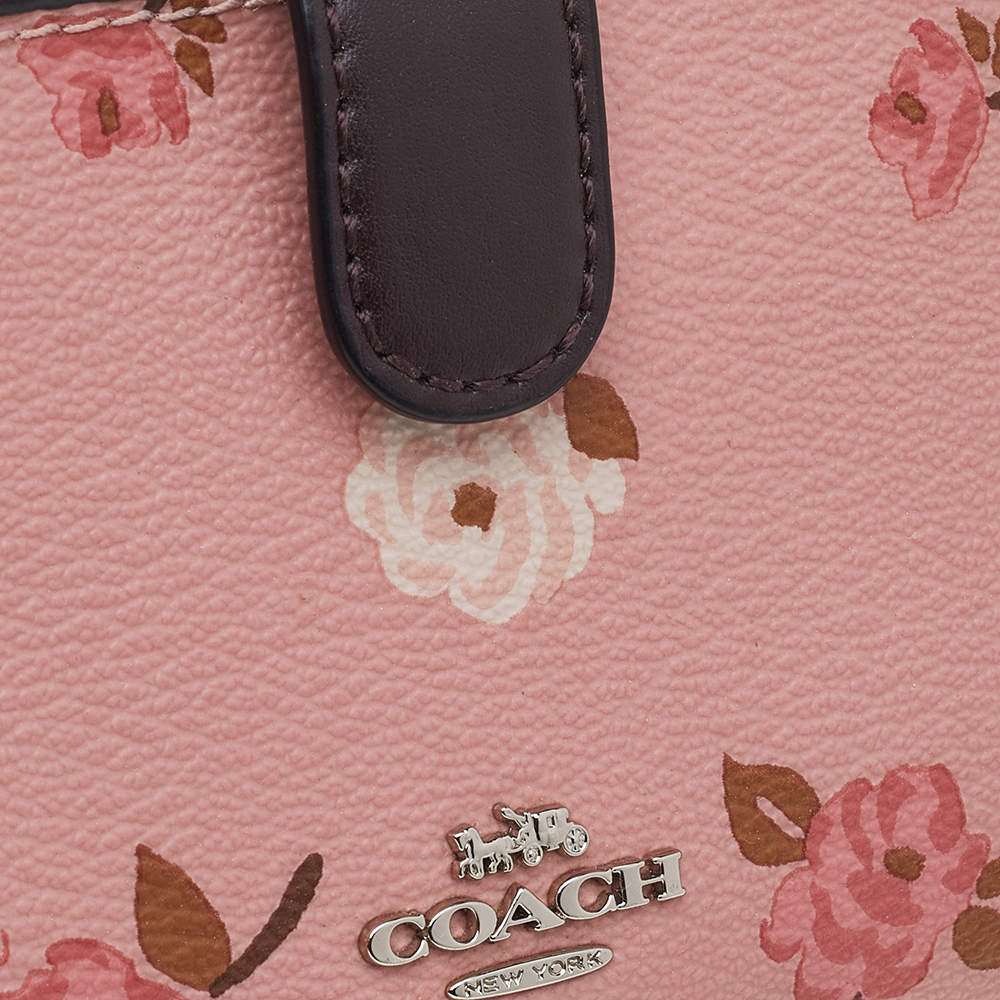 Coach Monogram Canvas Folding Wallet Small Wallet Bridal Logo (CH132)