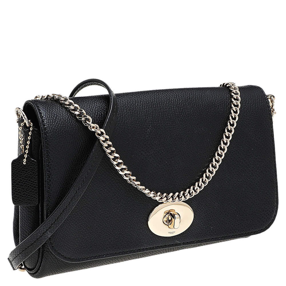 Coach Black Leather Mini Ruby Crossbody Bag Coach TLC