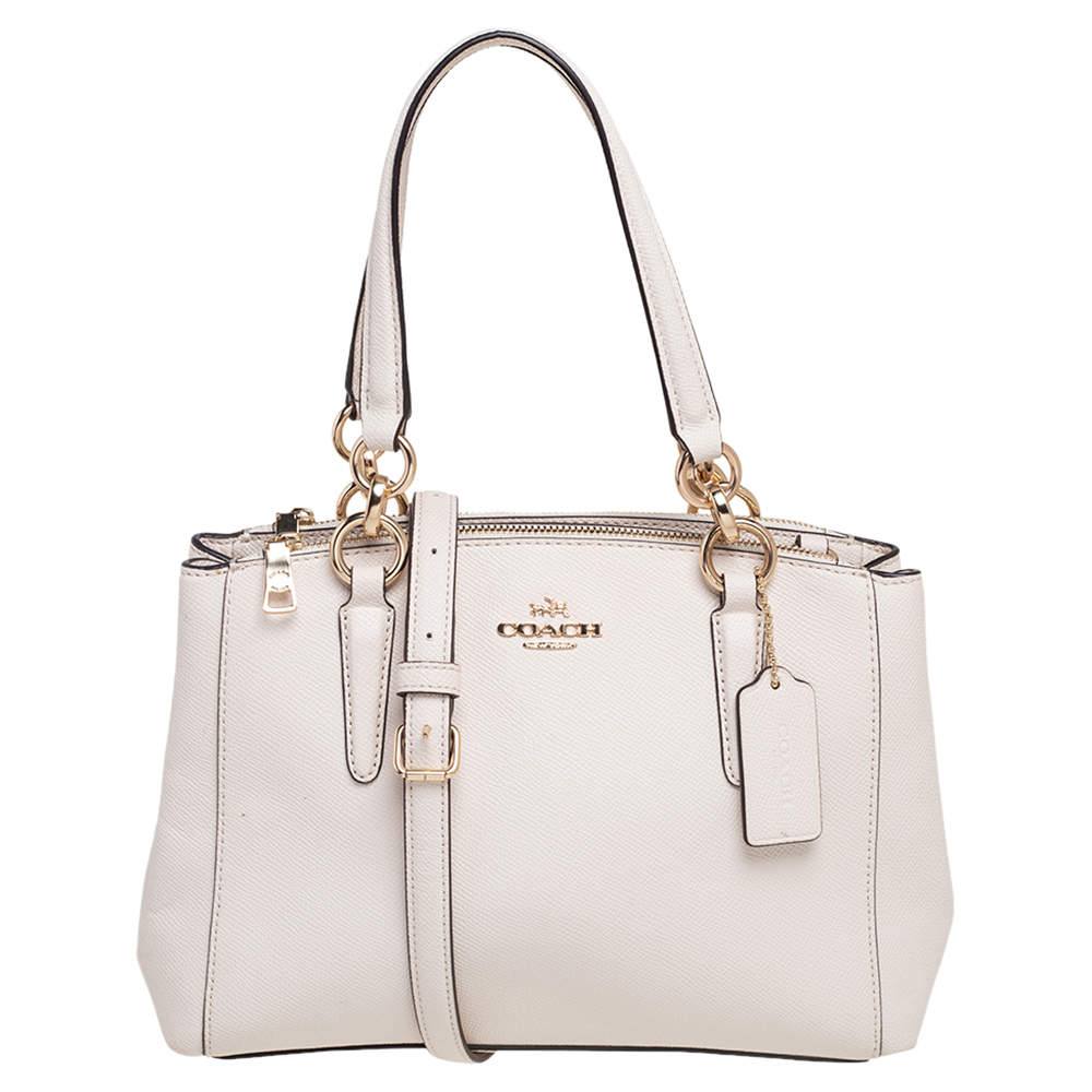 Coach Cream Leather fashion Bag