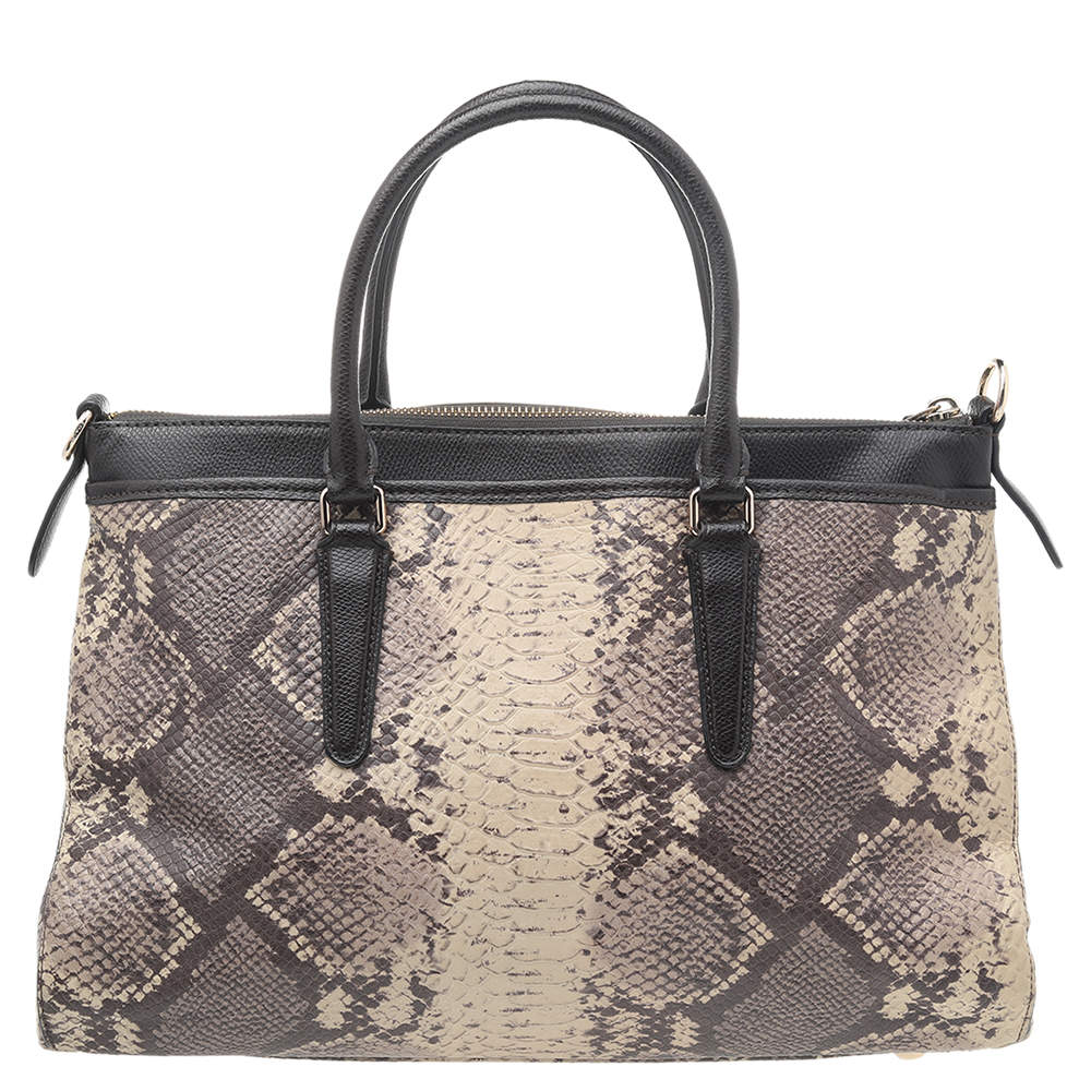 coach python tote