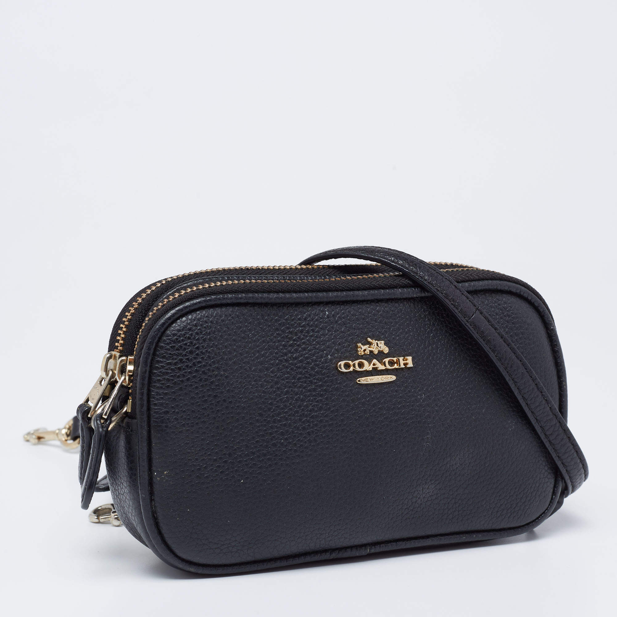 coach handbag dual zip phone sling bag trendy sling style bag