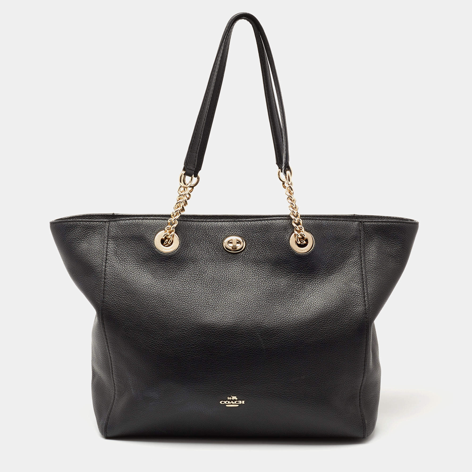 Coach chain tote online bag