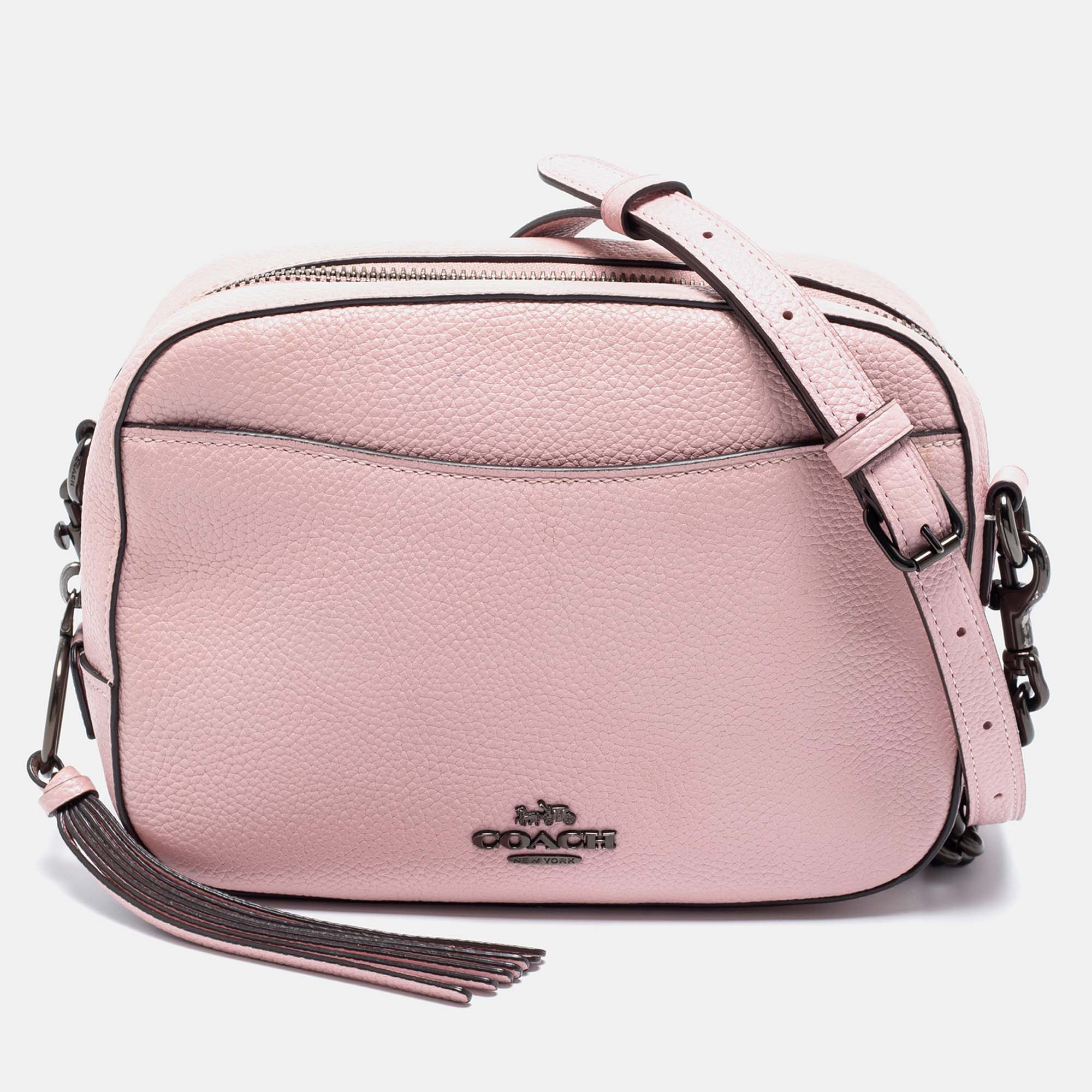 Coach Pink Pebbled Leather Camera Shoulder Bag Coach | TLC
