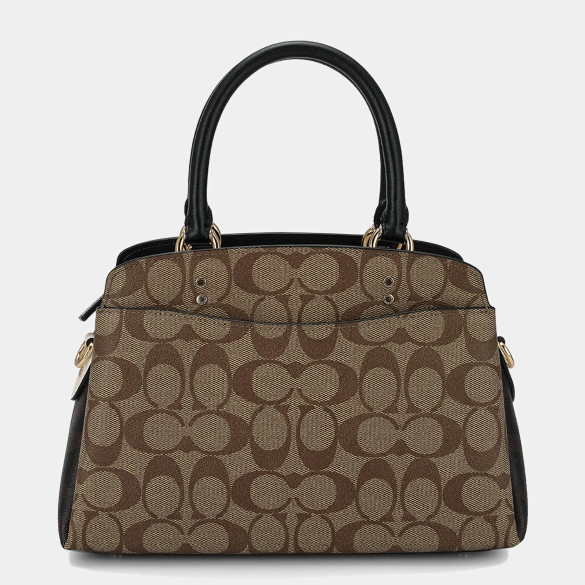 COACH Madison Signature Coated Canvas Mini Shoulder Bag