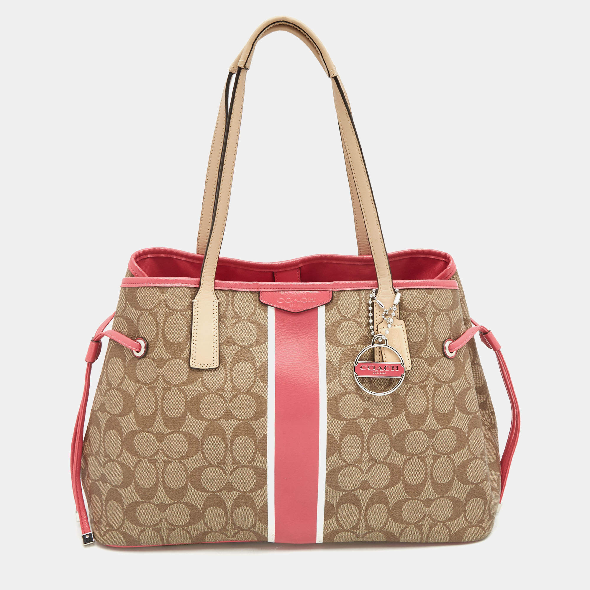 Coach, Bags, Authentic Coach Speedy Tote Pink Bag Purse