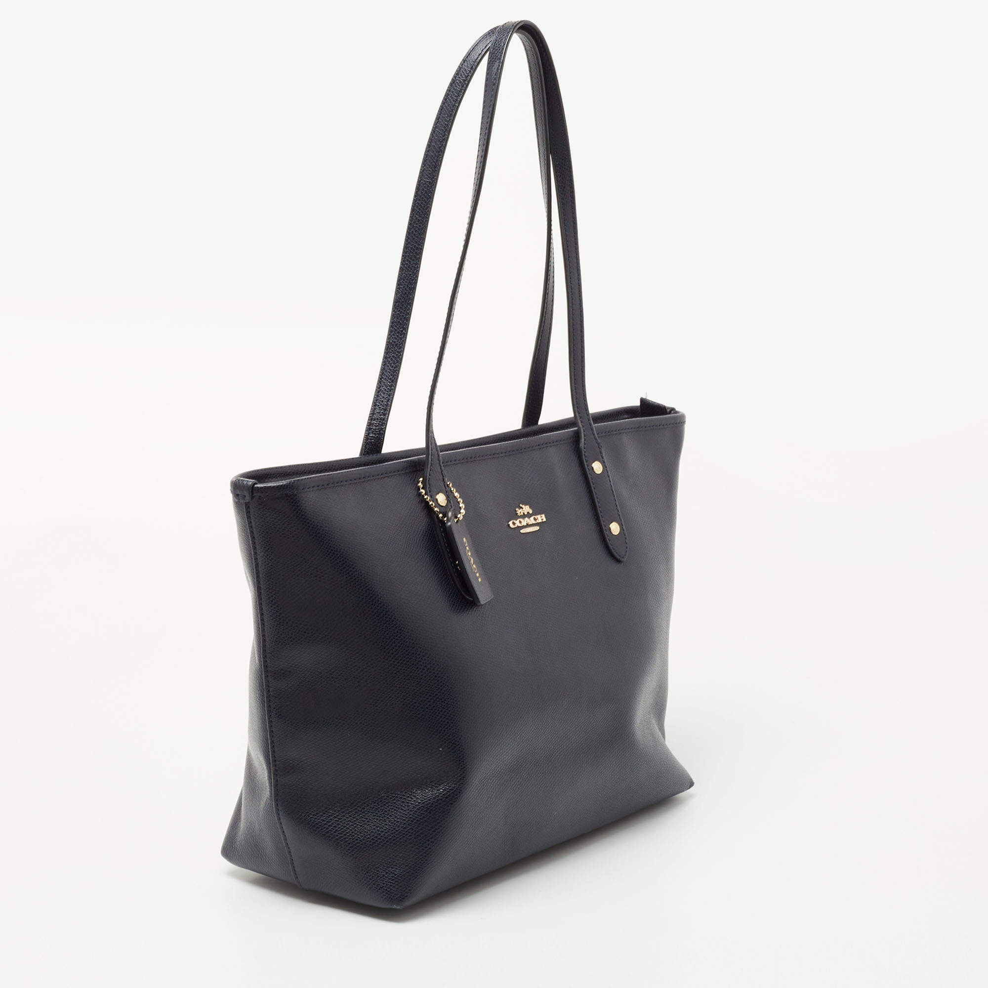 Black Coach shops Zip Top Tote F36875