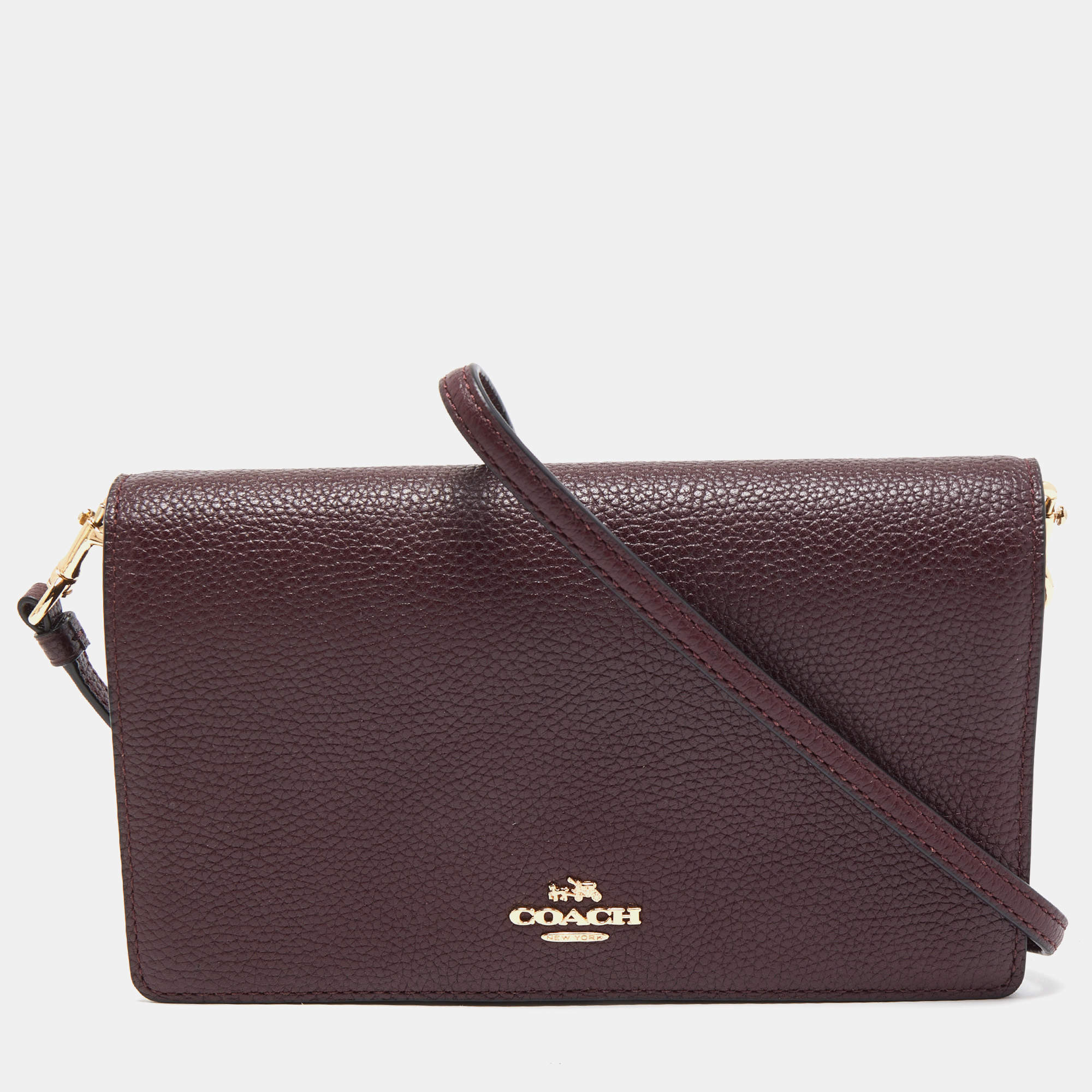 Vintage COACH handbag with burgundy straps. This... - Depop