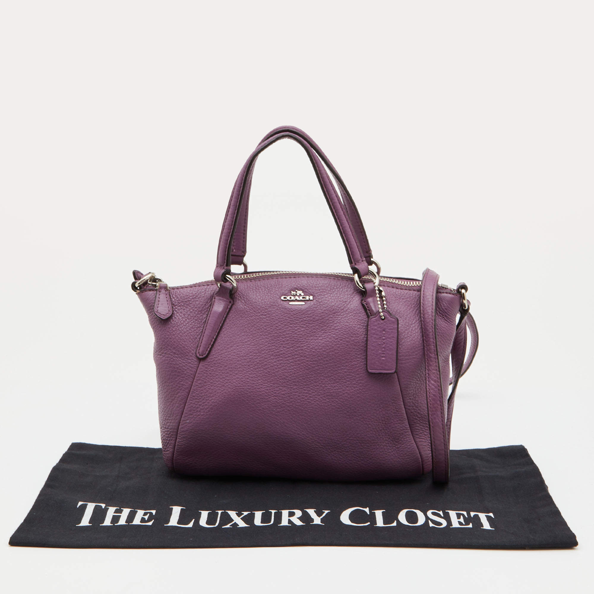 Purple Leather Handbag | Stylish & Versatile | Shop Now