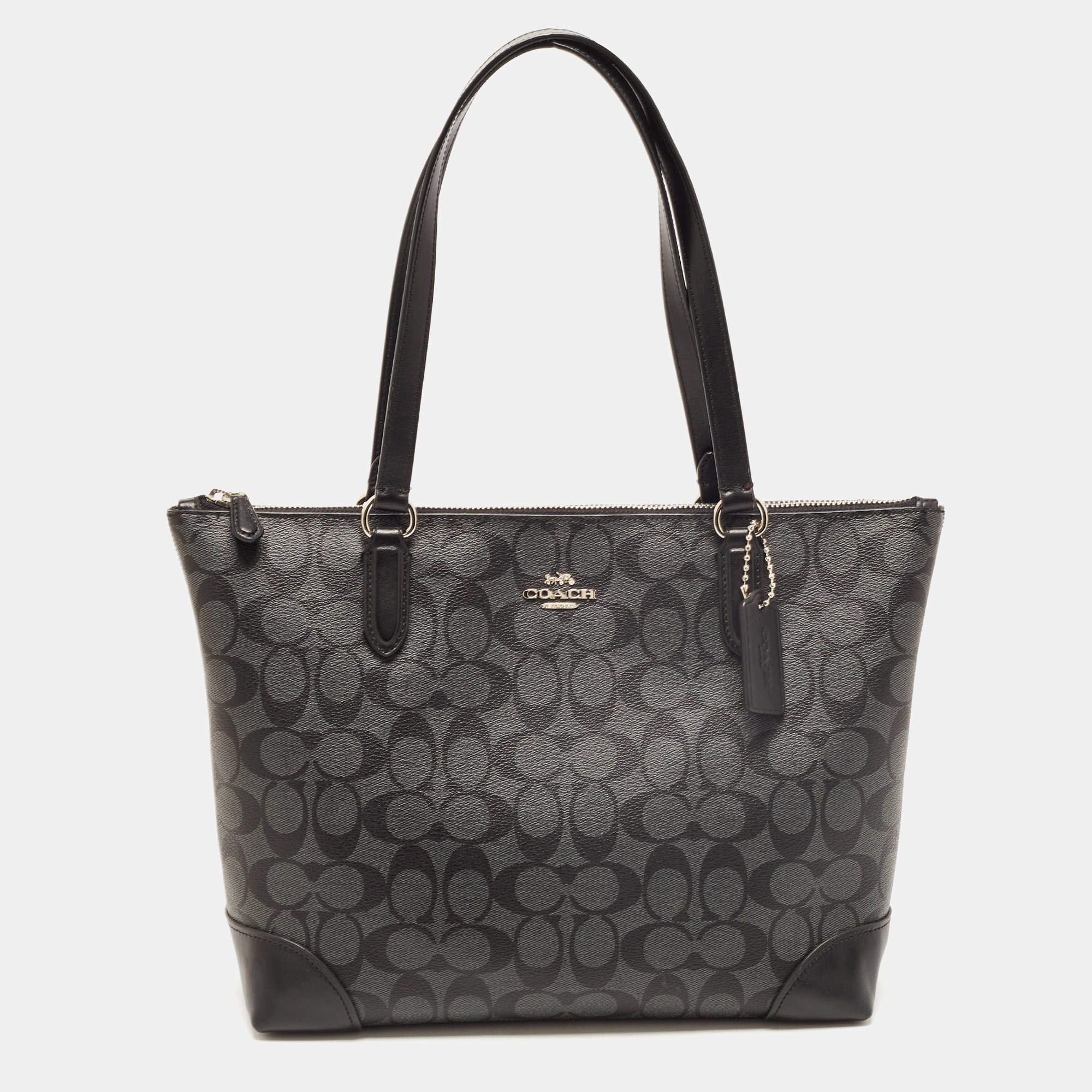 Coach city clearance zip tote black