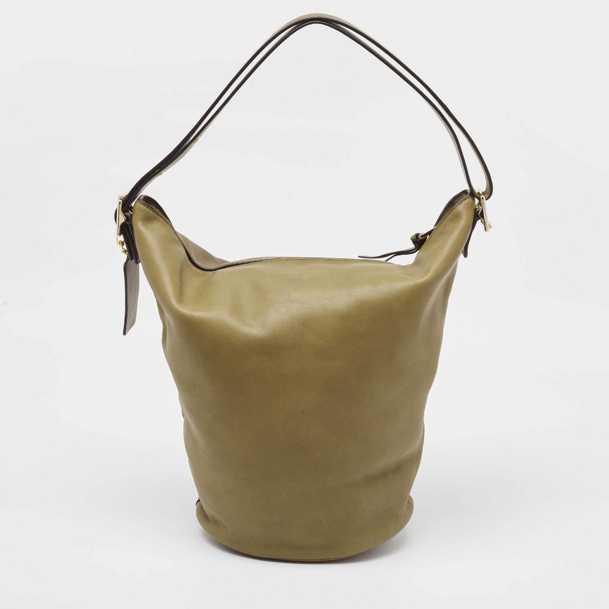 Coach leather bucket bag online