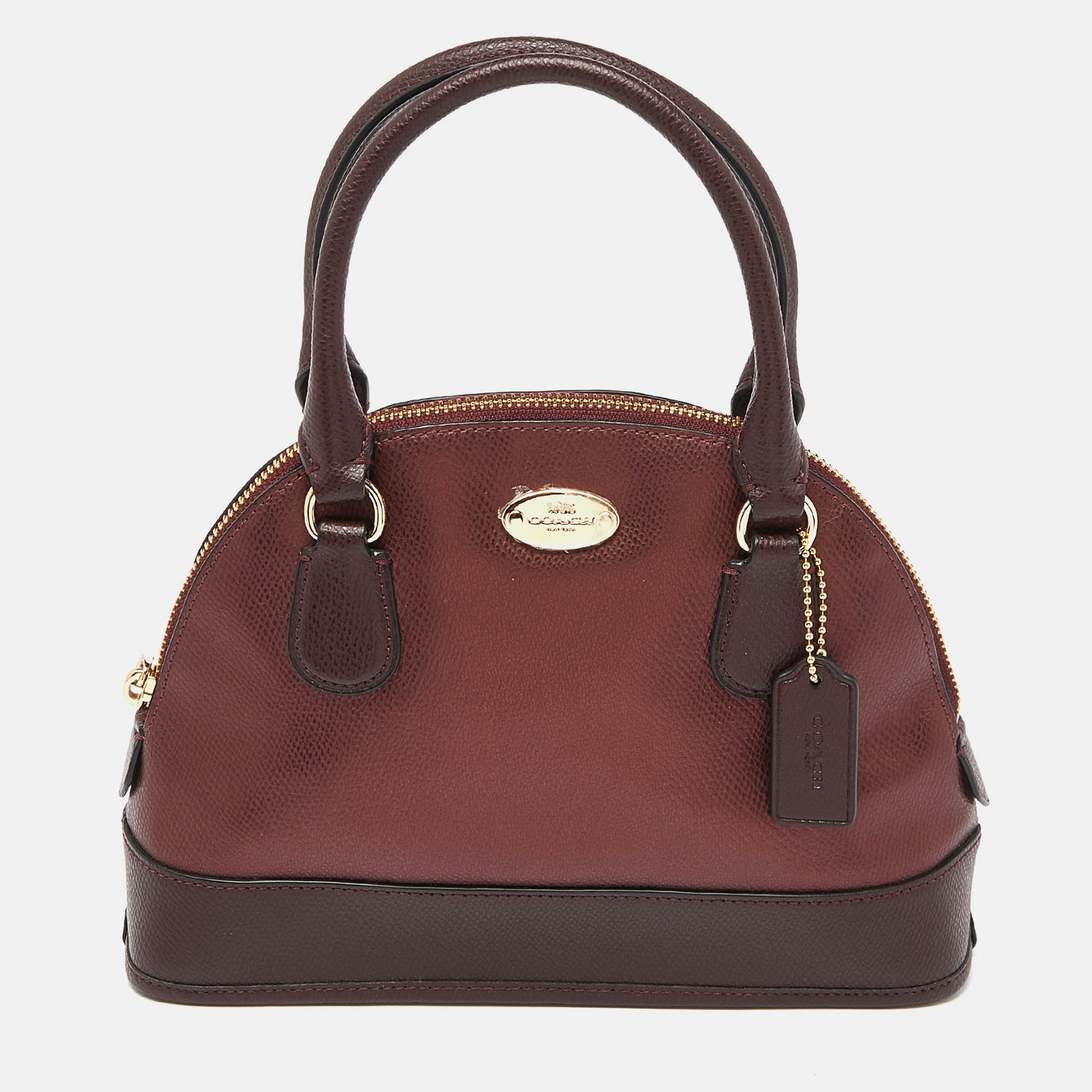 Coach cora domed satchel on sale