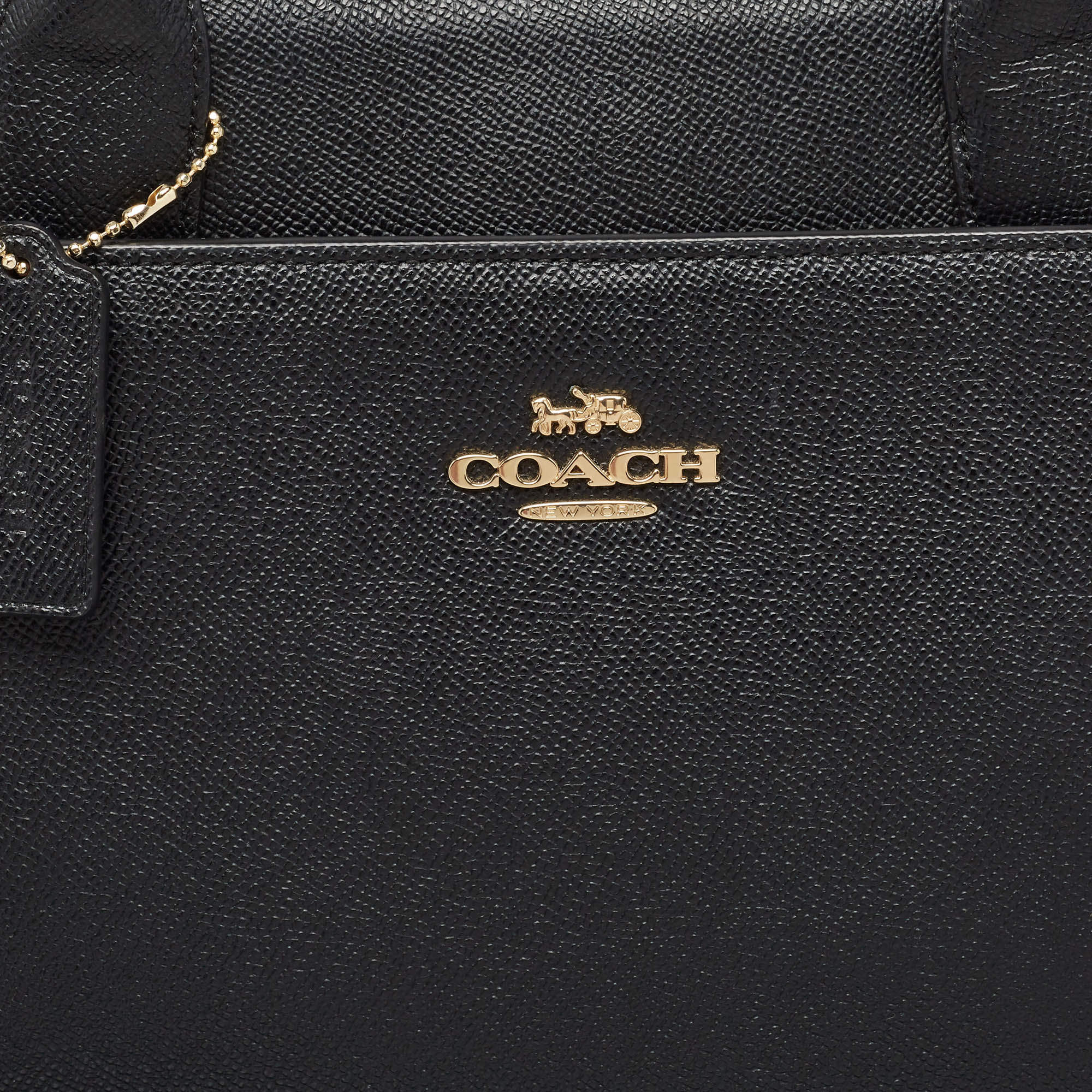 Coach Black Leather Casey Tote Coach TLC