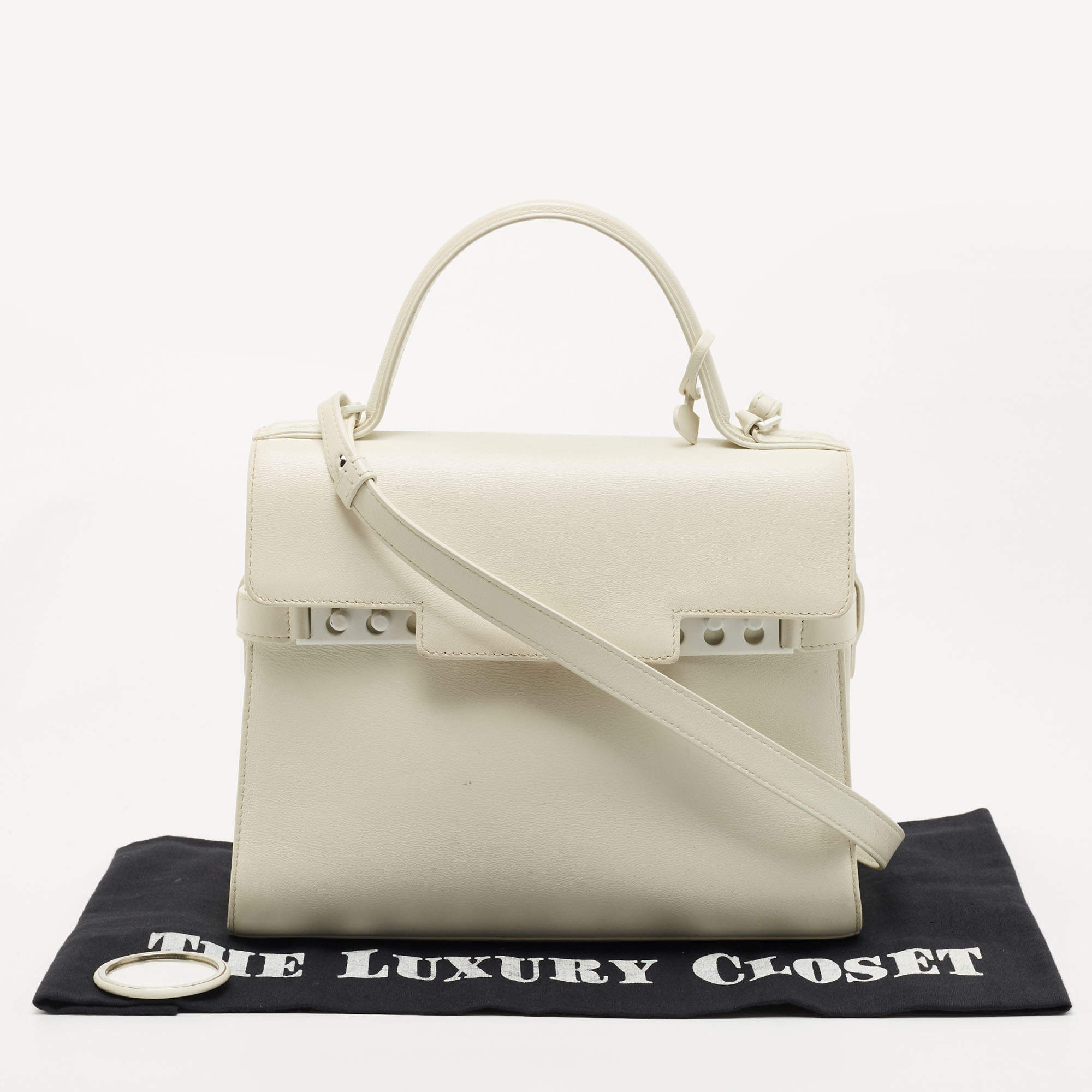 Shop DELVAUX Tempete Casual Style Calfskin 2WAY Plain Office Style Elegant  Style (AA0368AAX099ZDP) by 紬tumugi